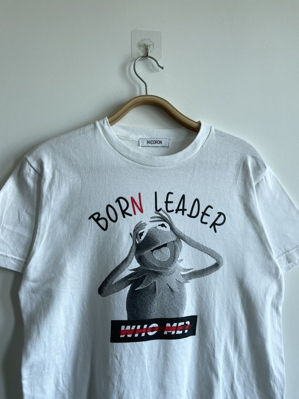 Anime × Disney KERMIT THE FROG WHITE SHIRT Size US S / EU 44-46 / 1 - 2 Thumbnail