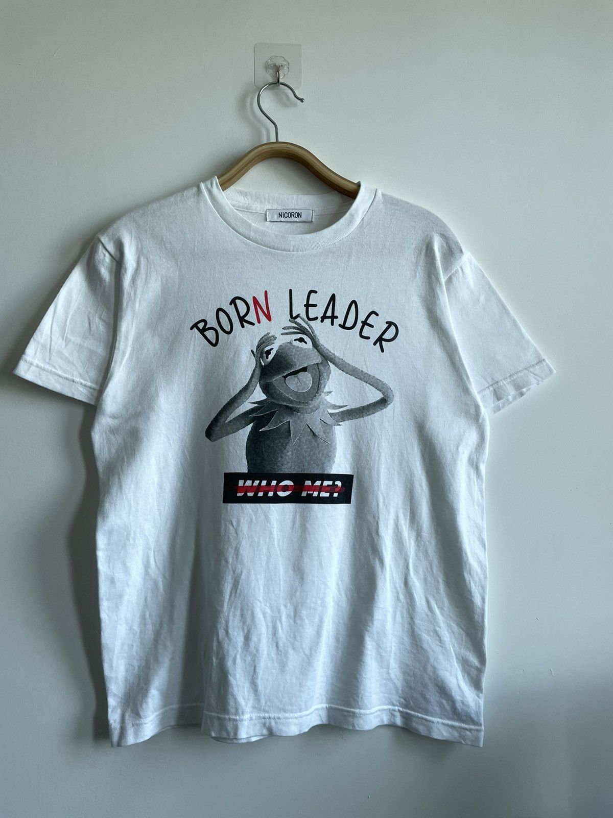 Anime × Disney KERMIT THE FROG WHITE SHIRT Size US S / EU 44-46 / 1 - 1 Thumbnail