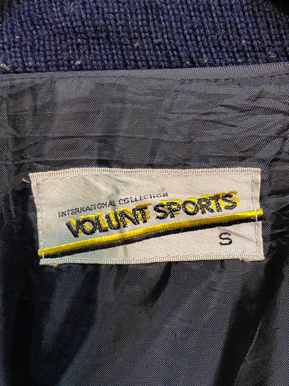 Japanese Brand Varsity Navy Wool and Genuine Sky Leather Size US S / EU 44-46 / 1 - 6 Thumbnail