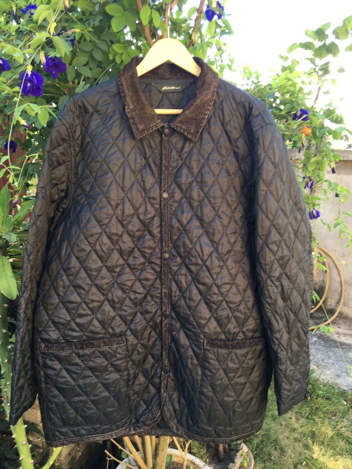 Eddie Bauer × Vintage EDDIE BAUER QUILTED JACKET Size US L / EU 52-54 / 3 - 1 Thumbnail