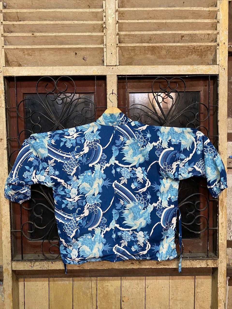 Japanese Brand Vintage Kimono Blue Dragon Japan Size US XL / EU 56 / 4 - 8 Thumbnail