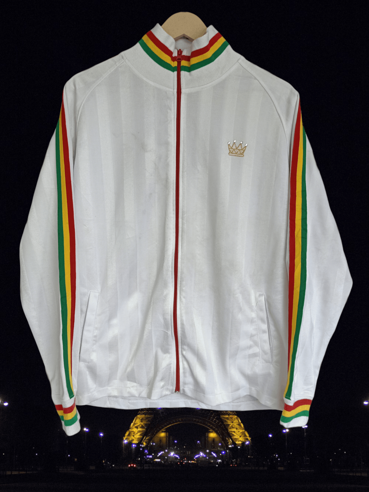 Playboy Vtg Playboy Rasta Big Logo Zipper Sweater Size US L / EU 52-54 / 3 - 3 Thumbnail