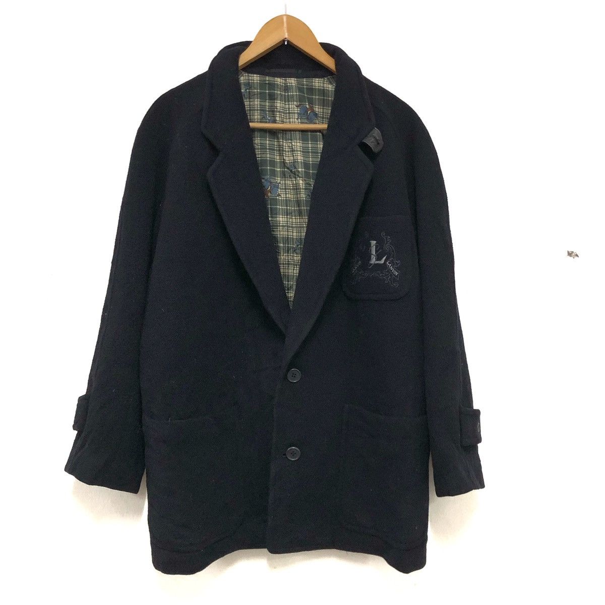 Lanvin Lanvin jacket big logo on pocket big size Size US XL / EU 56 / 4 - 4 Thumbnail