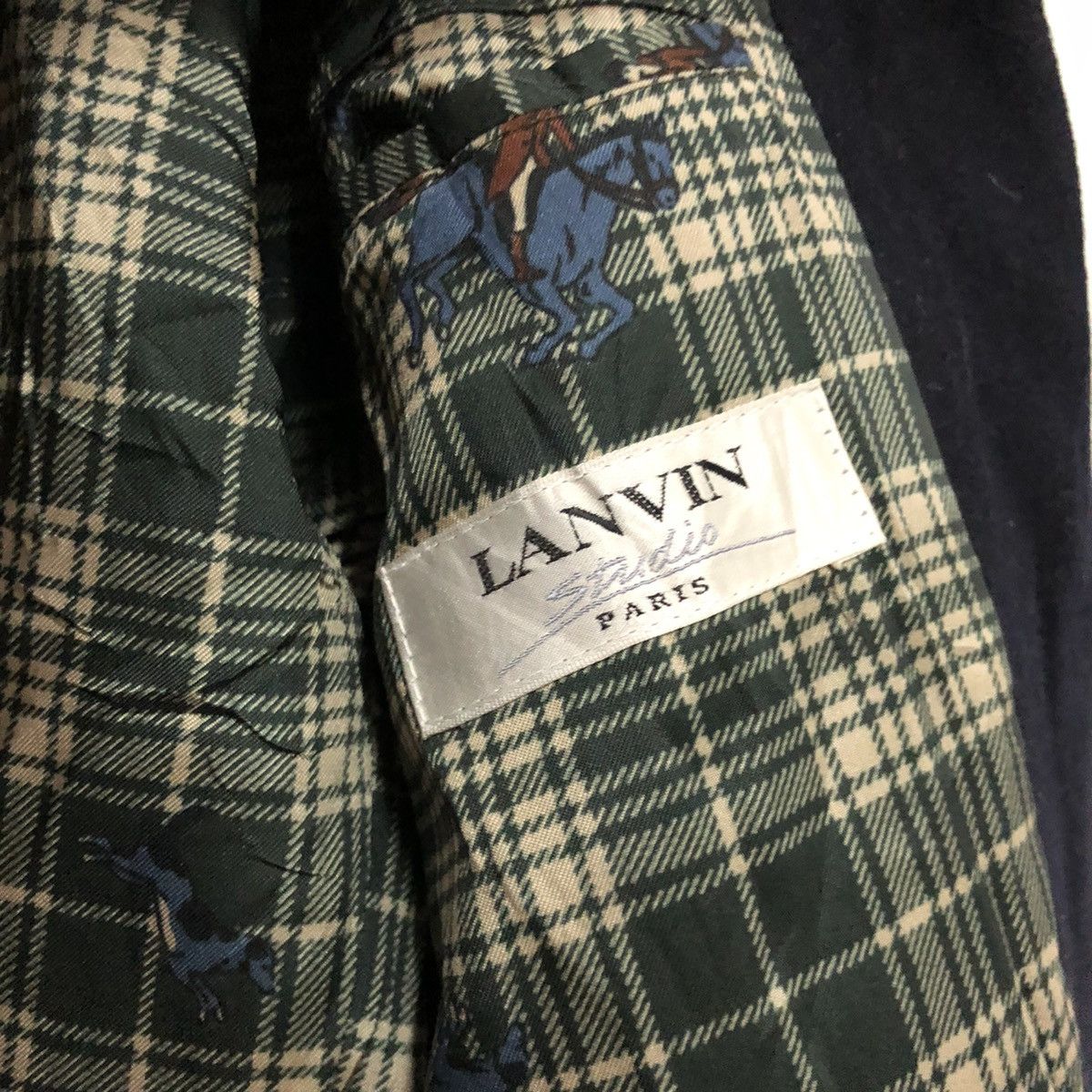 Lanvin Lanvin jacket big logo on pocket big size Size US XL / EU 56 / 4 - 5 Thumbnail