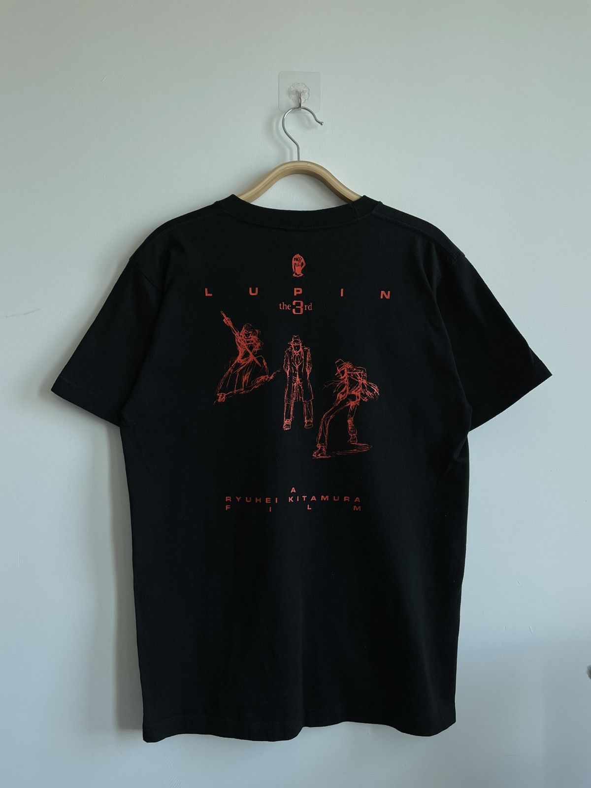 Anime × Japanese Brand × Vintage LUPIN THE THIRD ANIME BLACK SHIRT Size US M / EU 48-50 / 2 - 3 Thumbnail