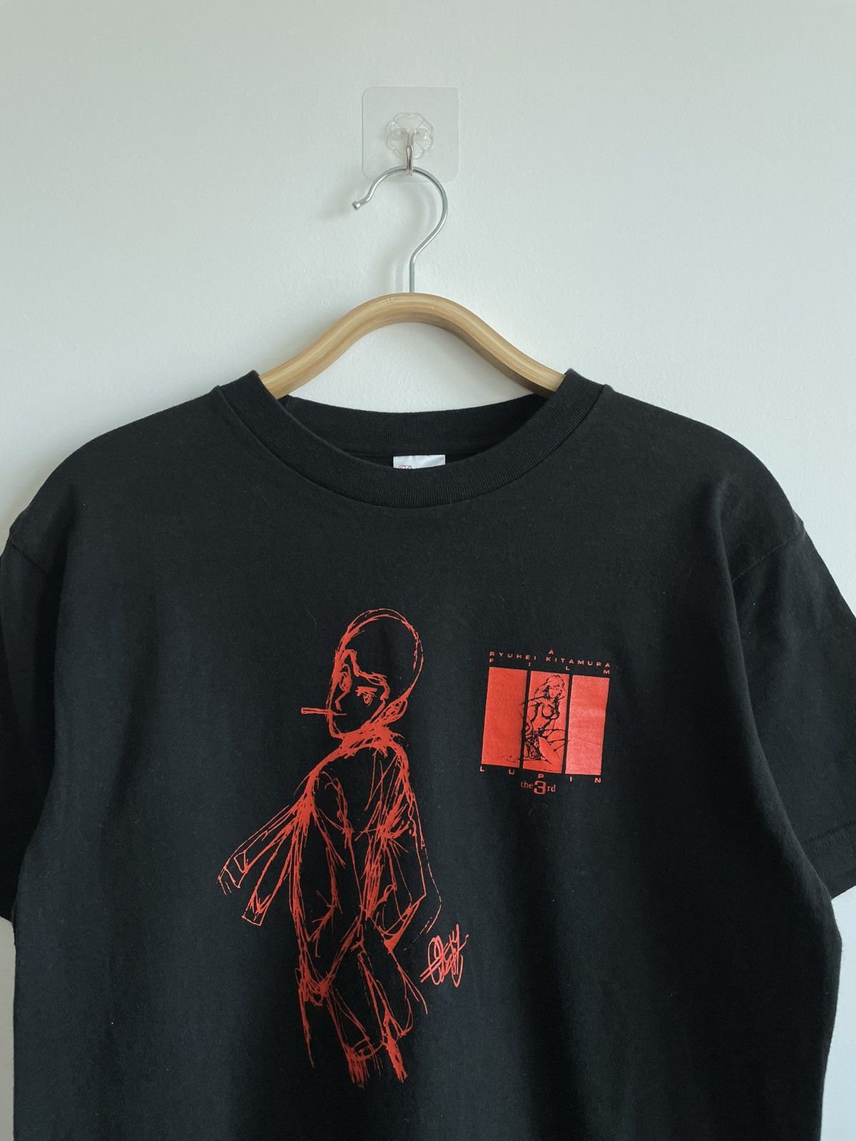 Anime × Japanese Brand × Vintage LUPIN THE THIRD ANIME BLACK SHIRT Size US M / EU 48-50 / 2 - 2 Thumbnail