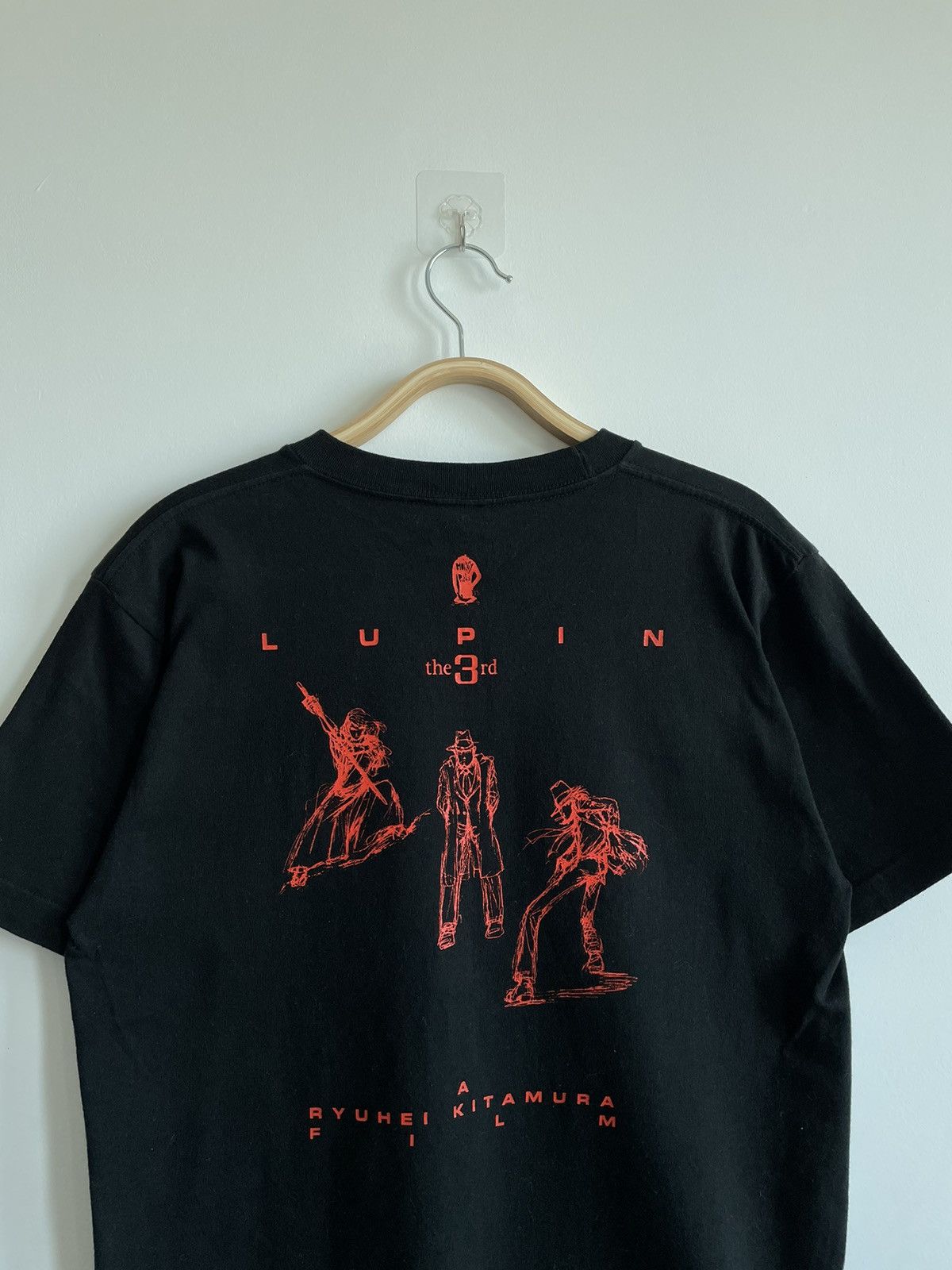 Anime × Japanese Brand × Vintage LUPIN THE THIRD ANIME BLACK SHIRT Size US M / EU 48-50 / 2 - 4 Thumbnail