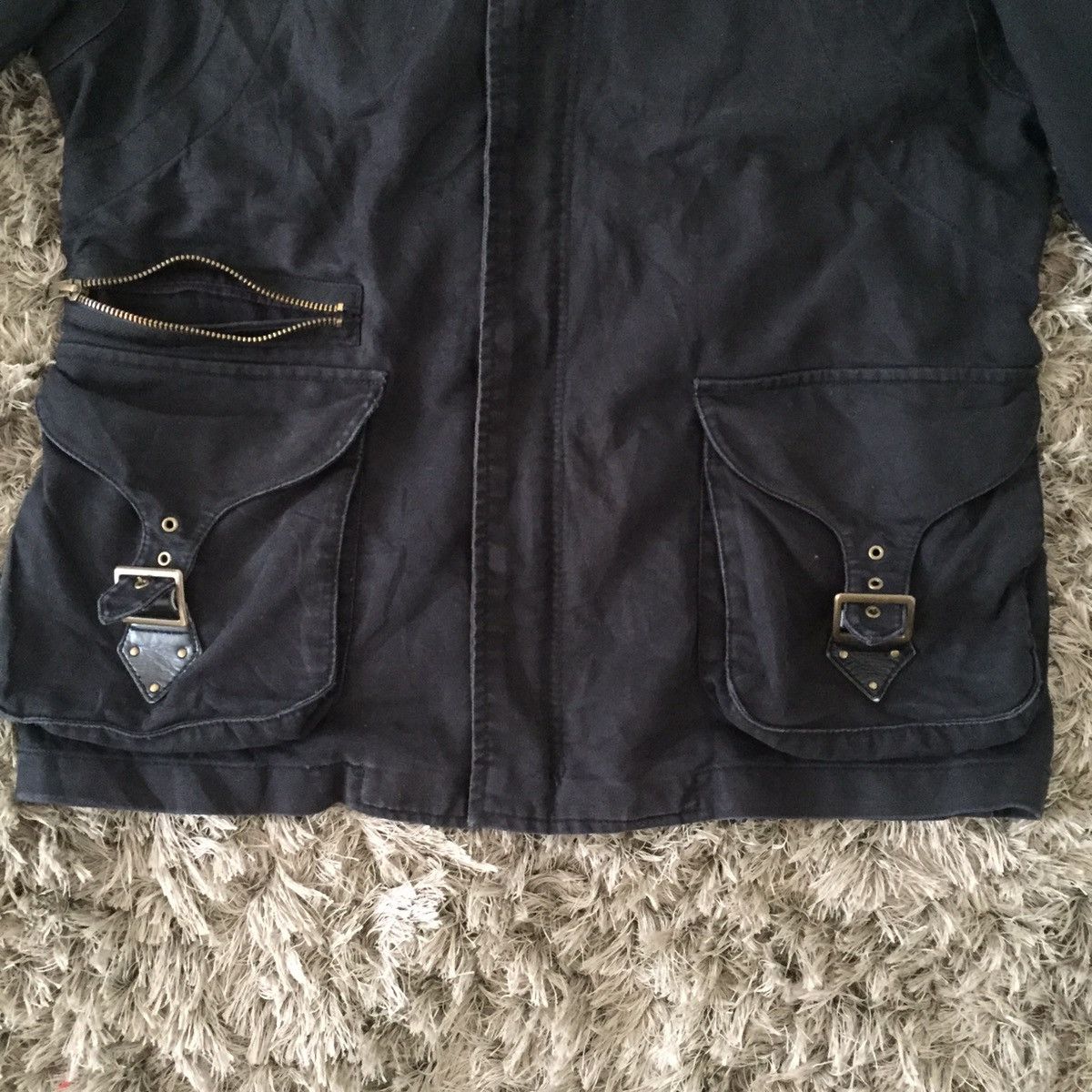 Japanese Brand ❌❌❌ rare punk multi pocket jacket by comme ca commune Size US L / EU 52-54 / 3 - 7 Thumbnail