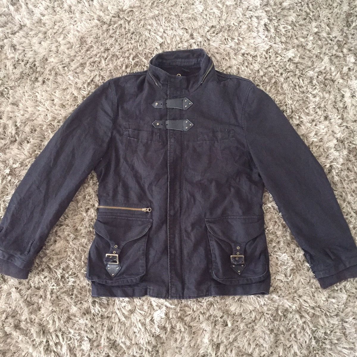 Japanese Brand ❌❌❌ rare punk multi pocket jacket by comme ca commune Size US L / EU 52-54 / 3 - 4 Thumbnail
