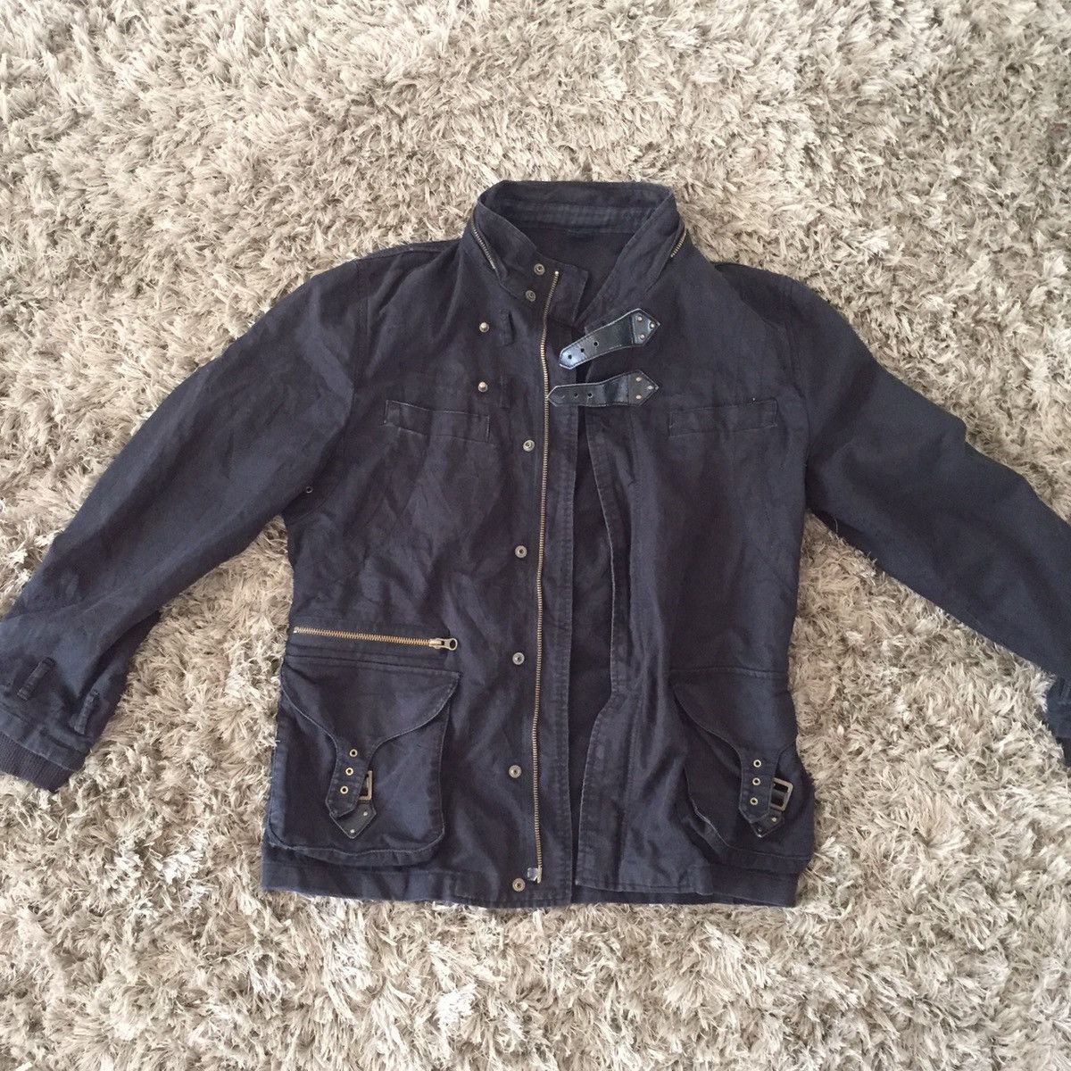 Japanese Brand ❌❌❌ rare punk multi pocket jacket by comme ca commune Size US L / EU 52-54 / 3 - 2 Thumbnail