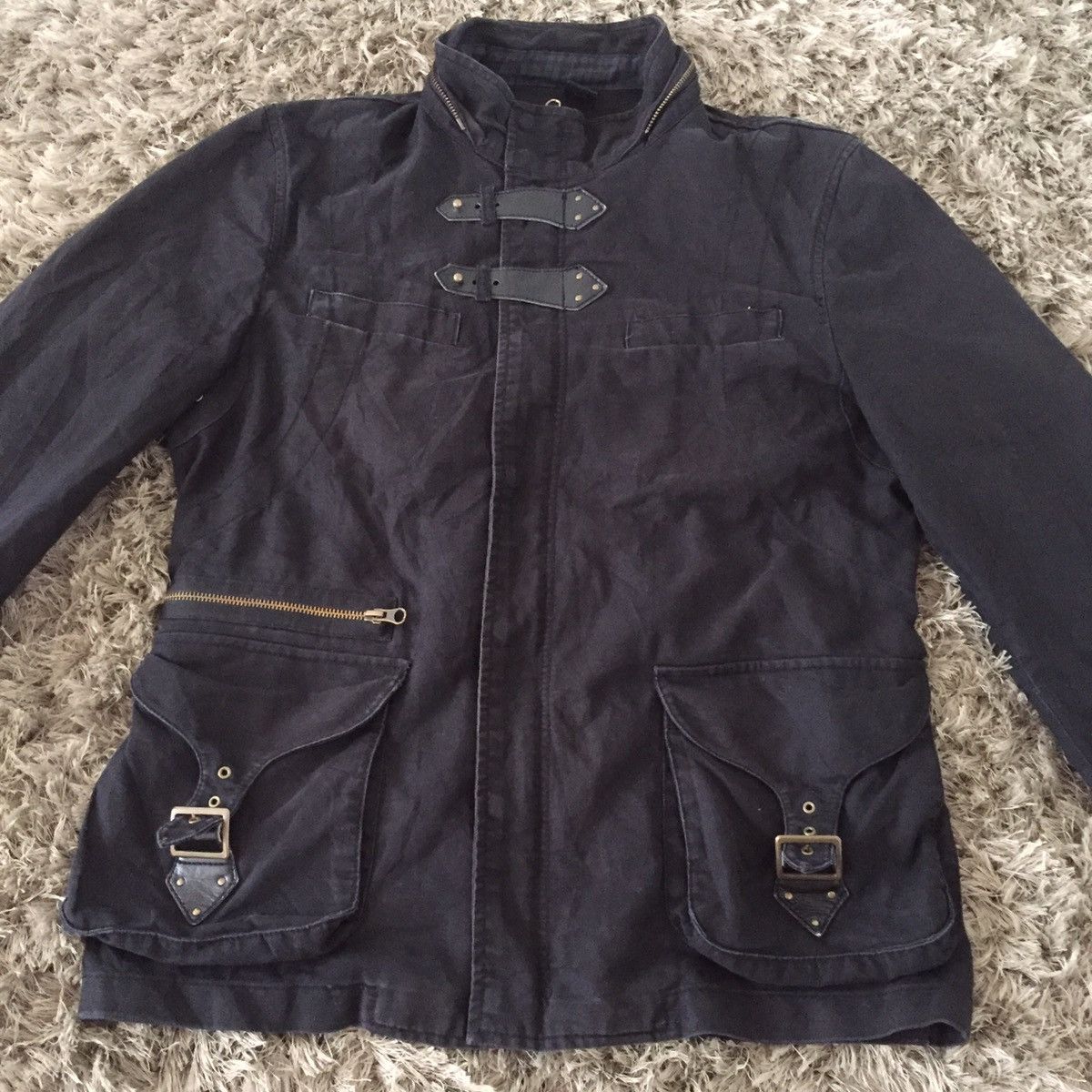 Japanese Brand ❌❌❌ rare punk multi pocket jacket by comme ca commune Size US L / EU 52-54 / 3 - 6 Thumbnail