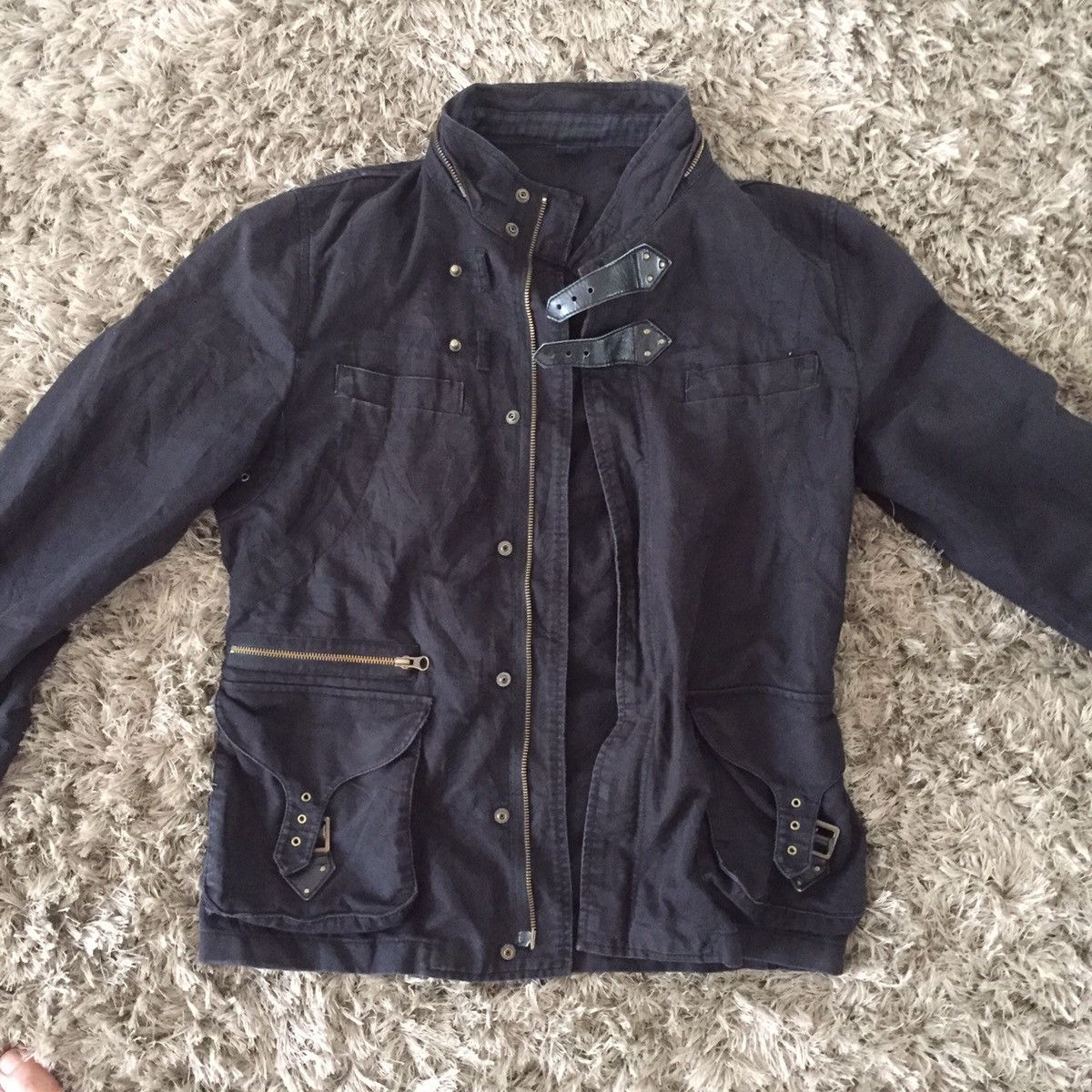 Japanese Brand ❌❌❌ rare punk multi pocket jacket by comme ca commune Size US L / EU 52-54 / 3 - 1 Thumbnail