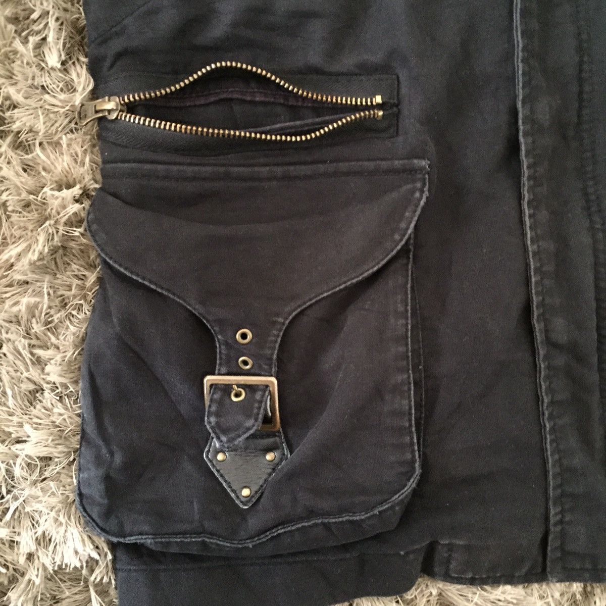 Japanese Brand ❌❌❌ rare punk multi pocket jacket by comme ca commune Size US L / EU 52-54 / 3 - 8 Thumbnail