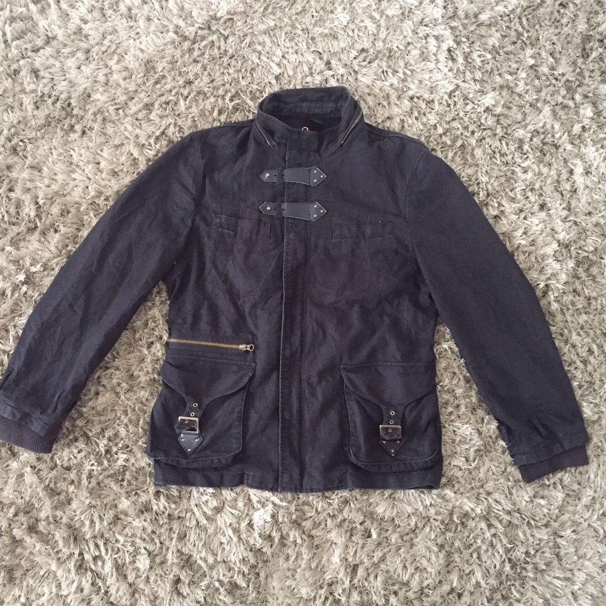 Japanese Brand ❌❌❌ rare punk multi pocket jacket by comme ca commune Size US L / EU 52-54 / 3 - 5 Thumbnail