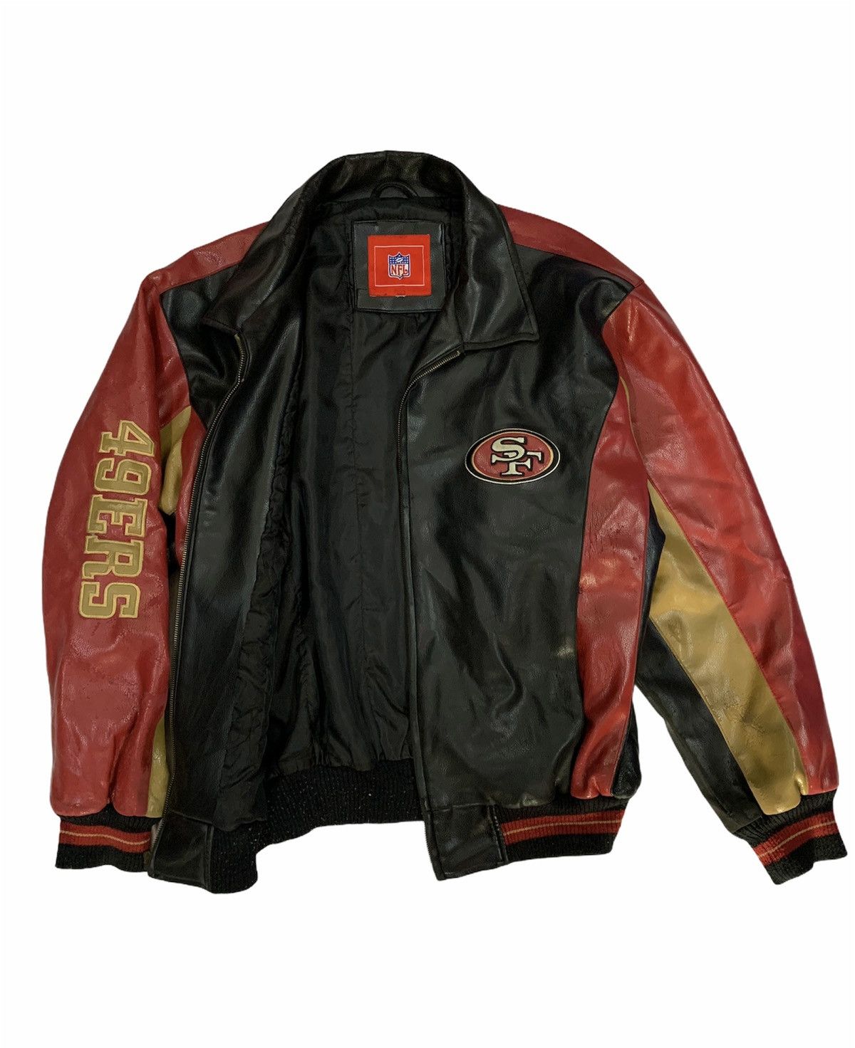 NFL 🔥VTG SF 49ers NFL STADIUM JACKETS Size US XL / EU 56 / 4 - 3 Thumbnail