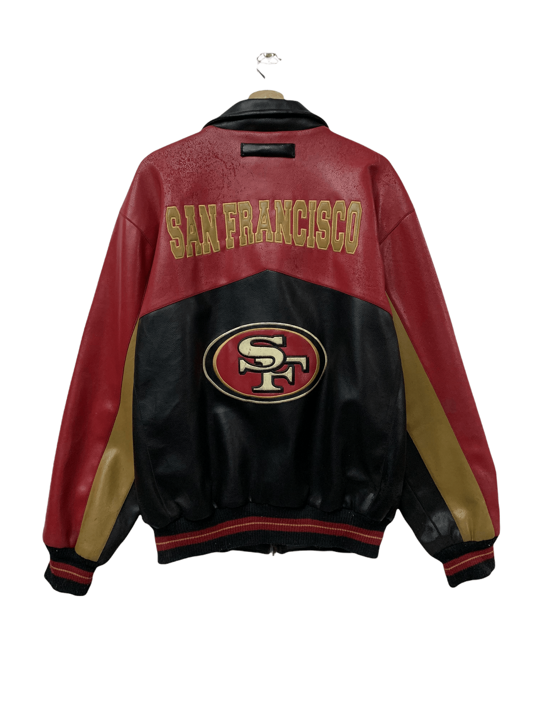 NFL 🔥VTG SF 49ers NFL STADIUM JACKETS Size US XL / EU 56 / 4 - 12 Thumbnail