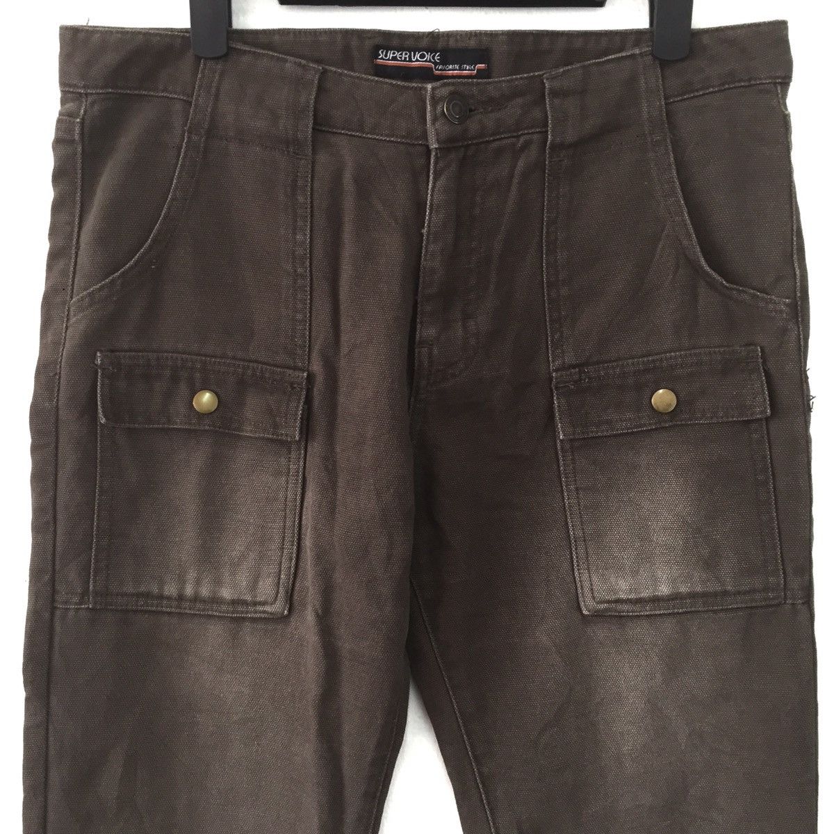 Japanese Brand 🔥🔥 Rare Super voice bush pants / cargo pants military style Size US 32 / EU 48 - 3 Thumbnail