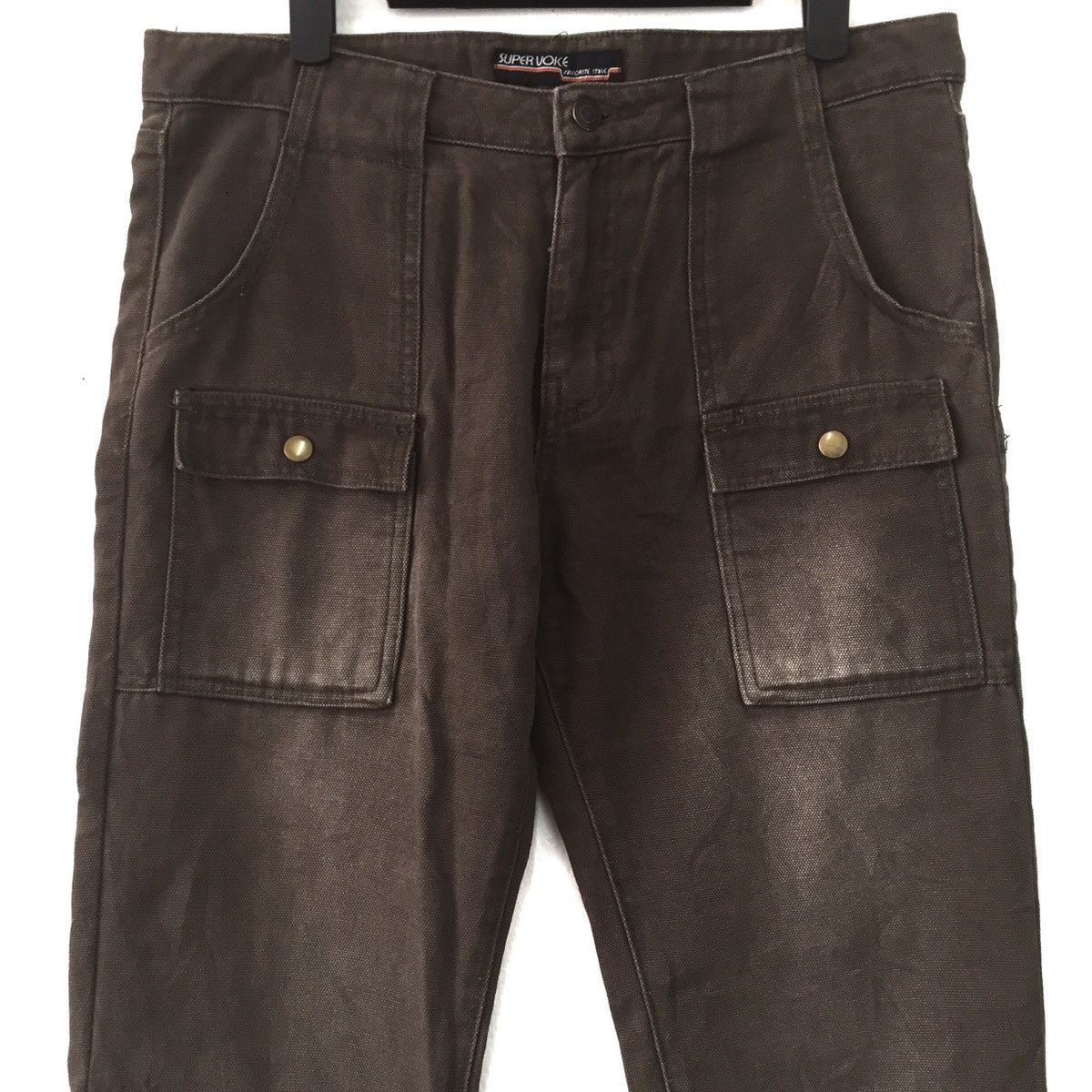 Japanese Brand 🔥🔥 Rare Super voice bush pants / cargo pants military style Size US 32 / EU 48 - 2 Thumbnail