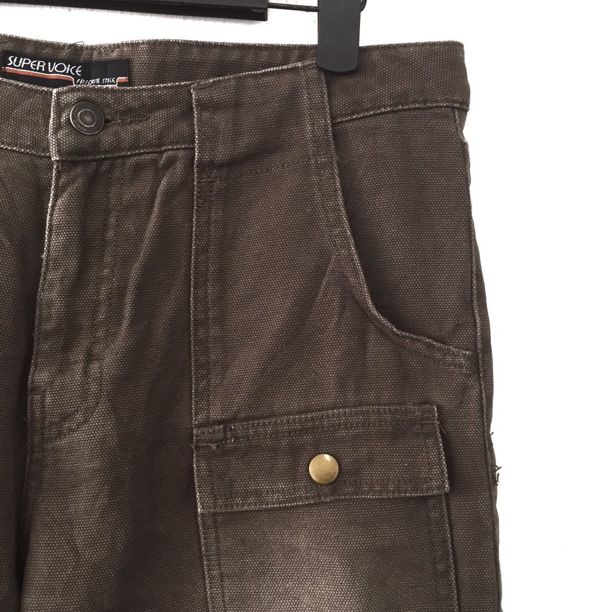 Japanese Brand 🔥🔥 Rare Super voice bush pants / cargo pants military style Size US 32 / EU 48 - 7 Thumbnail