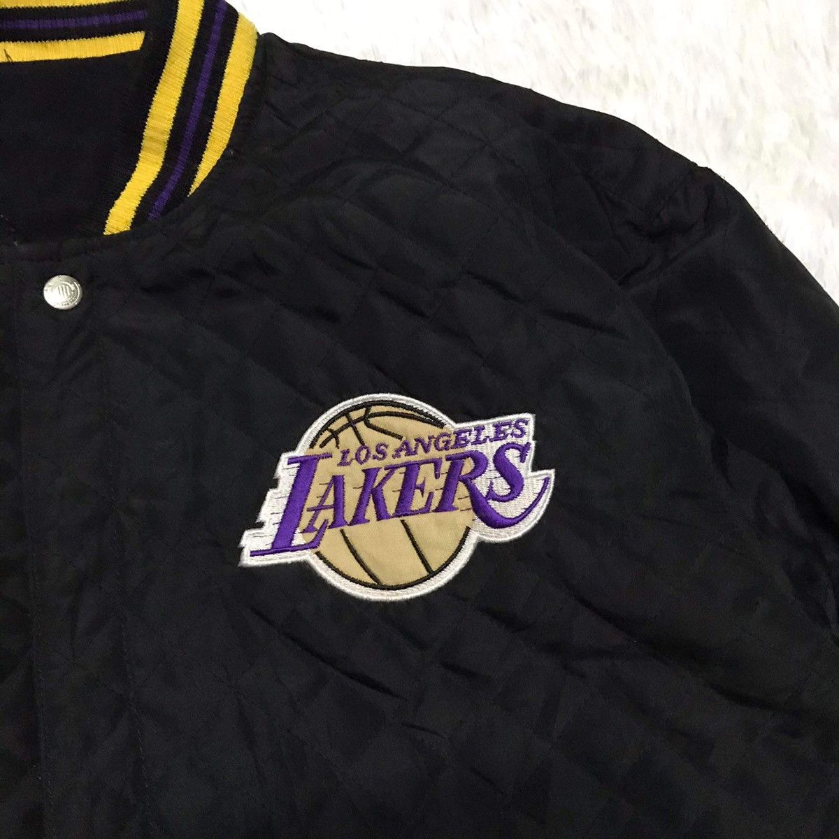 Jeff Hamilton × NBA 🔥RARE JEFF HAMILTON L.A LAKERS REVERSIBLE VARSITY JACKETS Size US M / EU 48-50 / 2 - 5 Thumbnail
