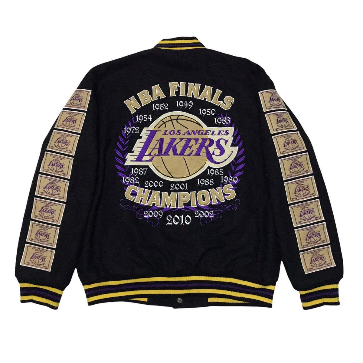Jeff Hamilton × NBA 🔥RARE JEFF HAMILTON L.A LAKERS REVERSIBLE VARSITY JACKETS Size US M / EU 48-50 / 2 - 1 Thumbnail