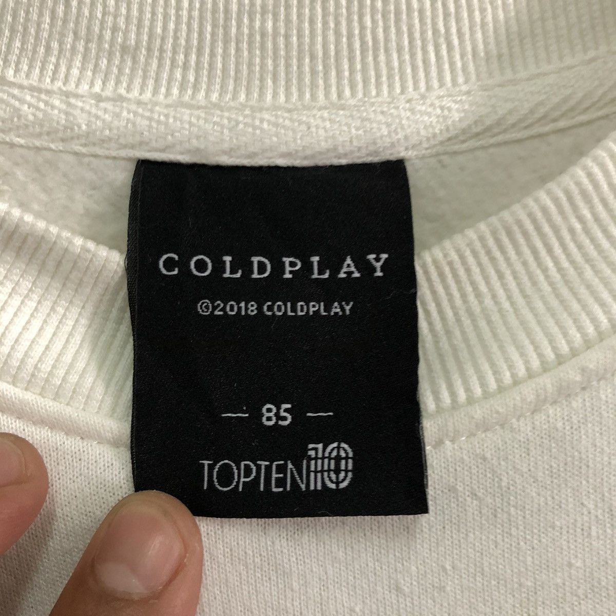 Band Tees Coldplay ghost story sweater album copyright © 2018 Size US L / EU 52-54 / 3 - 6 Thumbnail