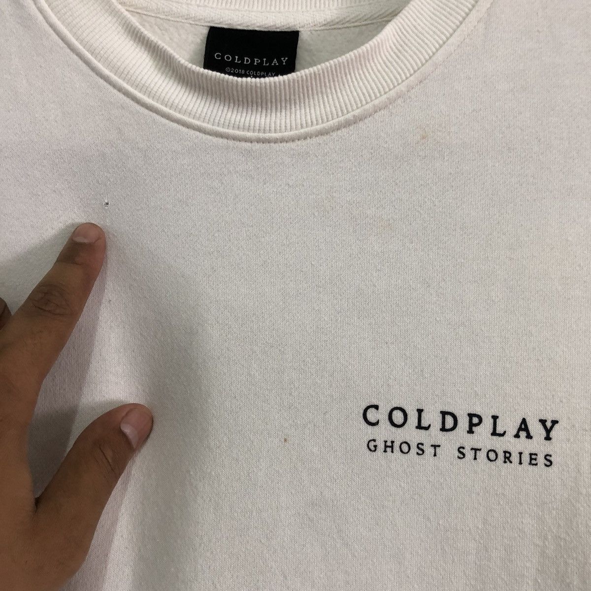 Band Tees Coldplay ghost story sweater album copyright © 2018 Size US L / EU 52-54 / 3 - 11 Thumbnail