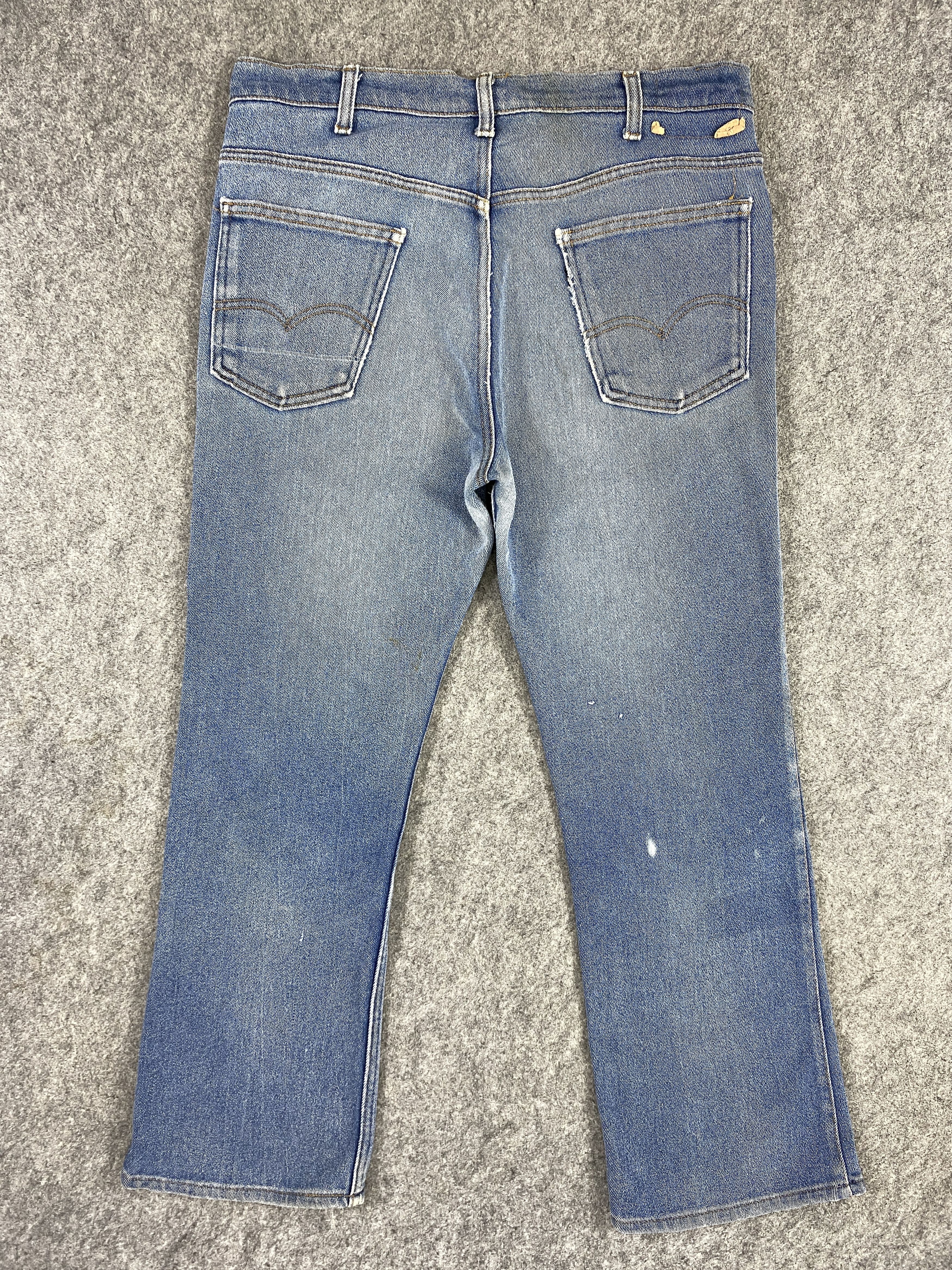 Levi's 80's Dirty Used Blue Vintage Levi's 34x28.5 Denim -JN1753 Size US 34 / EU 50 - 2 Thumbnail
