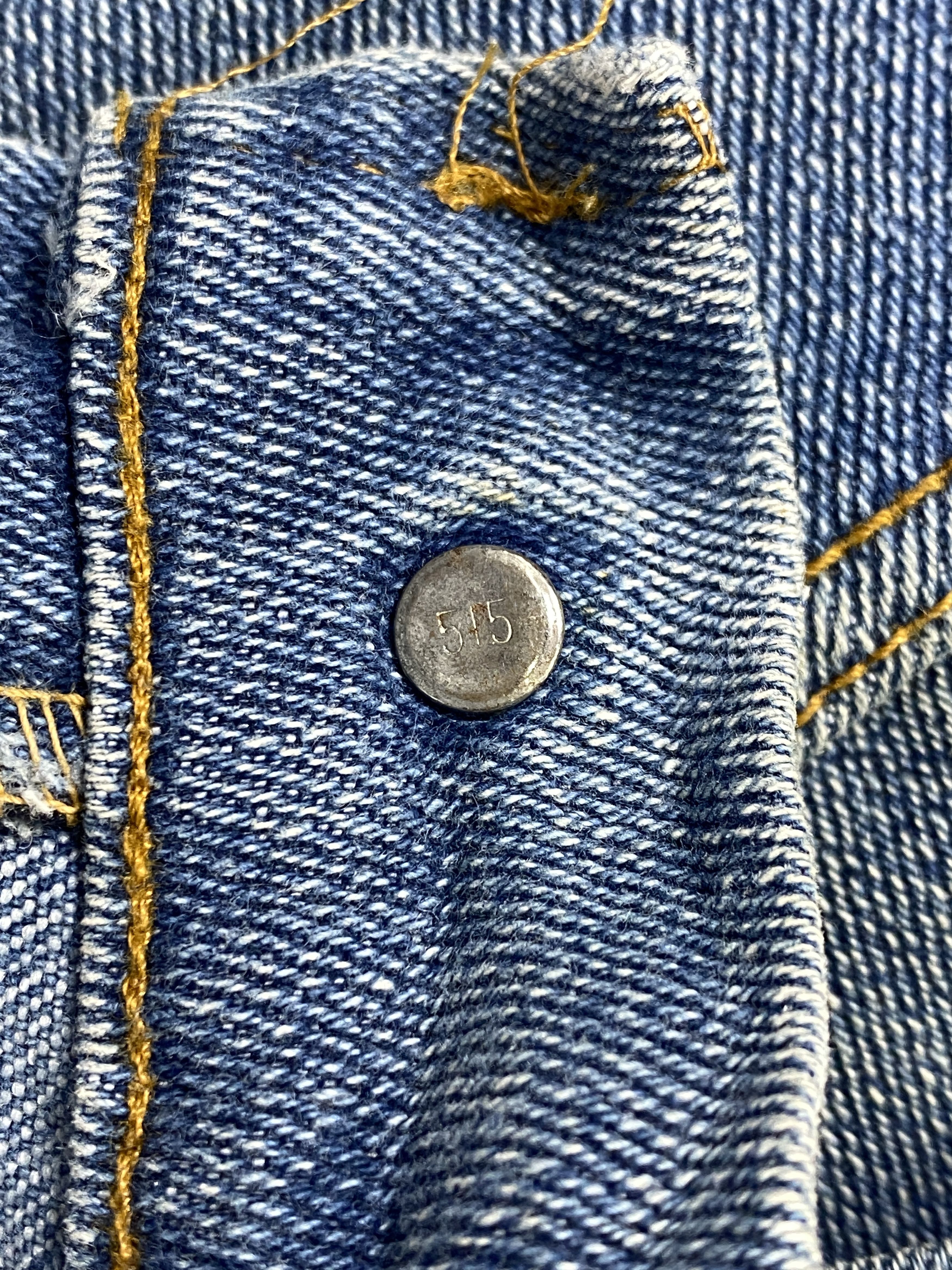 Levi's 80's Dirty Used Blue Vintage Levi's 34x28.5 Denim -JN1753 Size US 34 / EU 50 - 8 Thumbnail