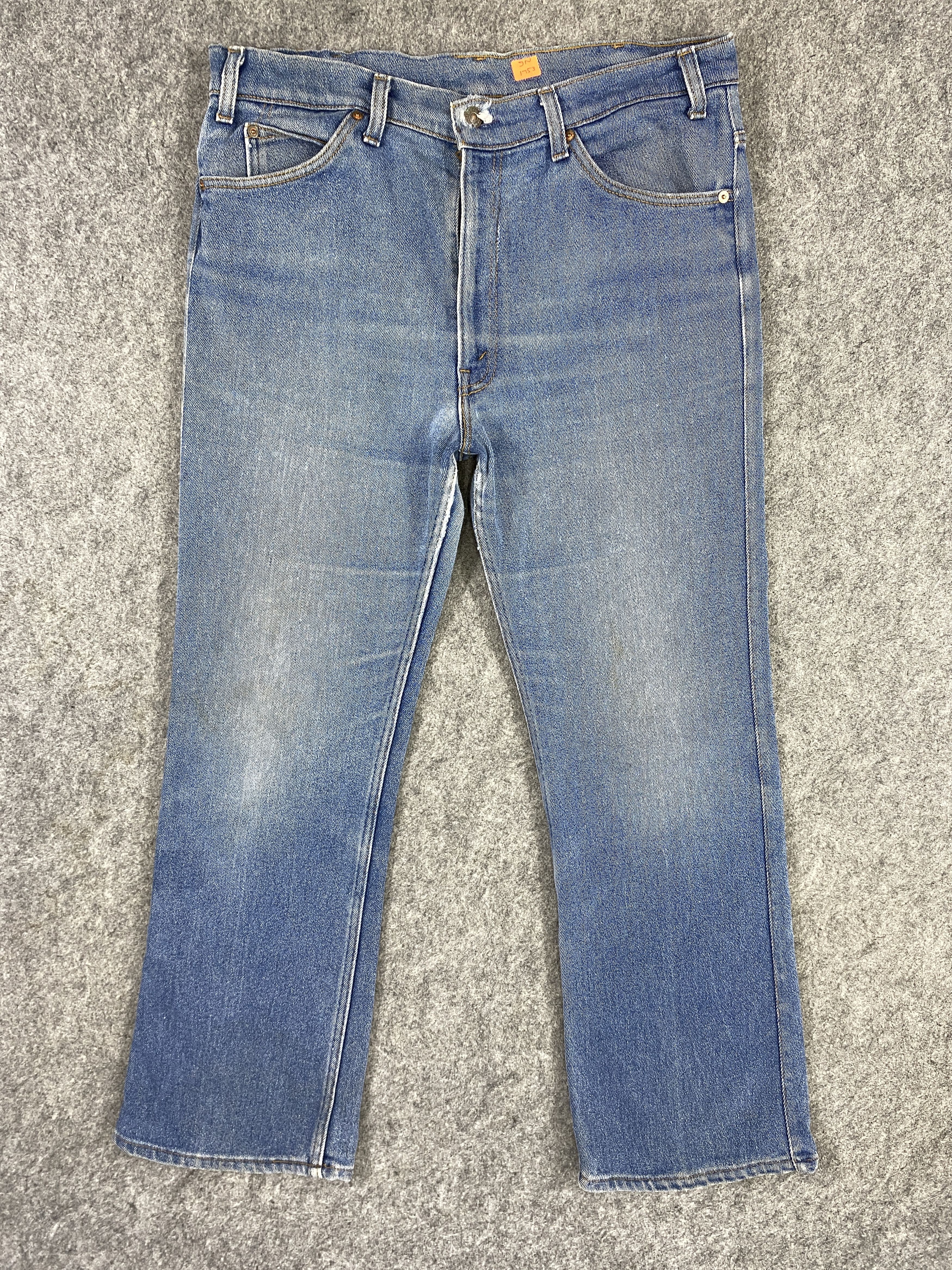 Levi's 80's Dirty Used Blue Vintage Levi's 34x28.5 Denim -JN1753 Size US 34 / EU 50 - 1 Thumbnail