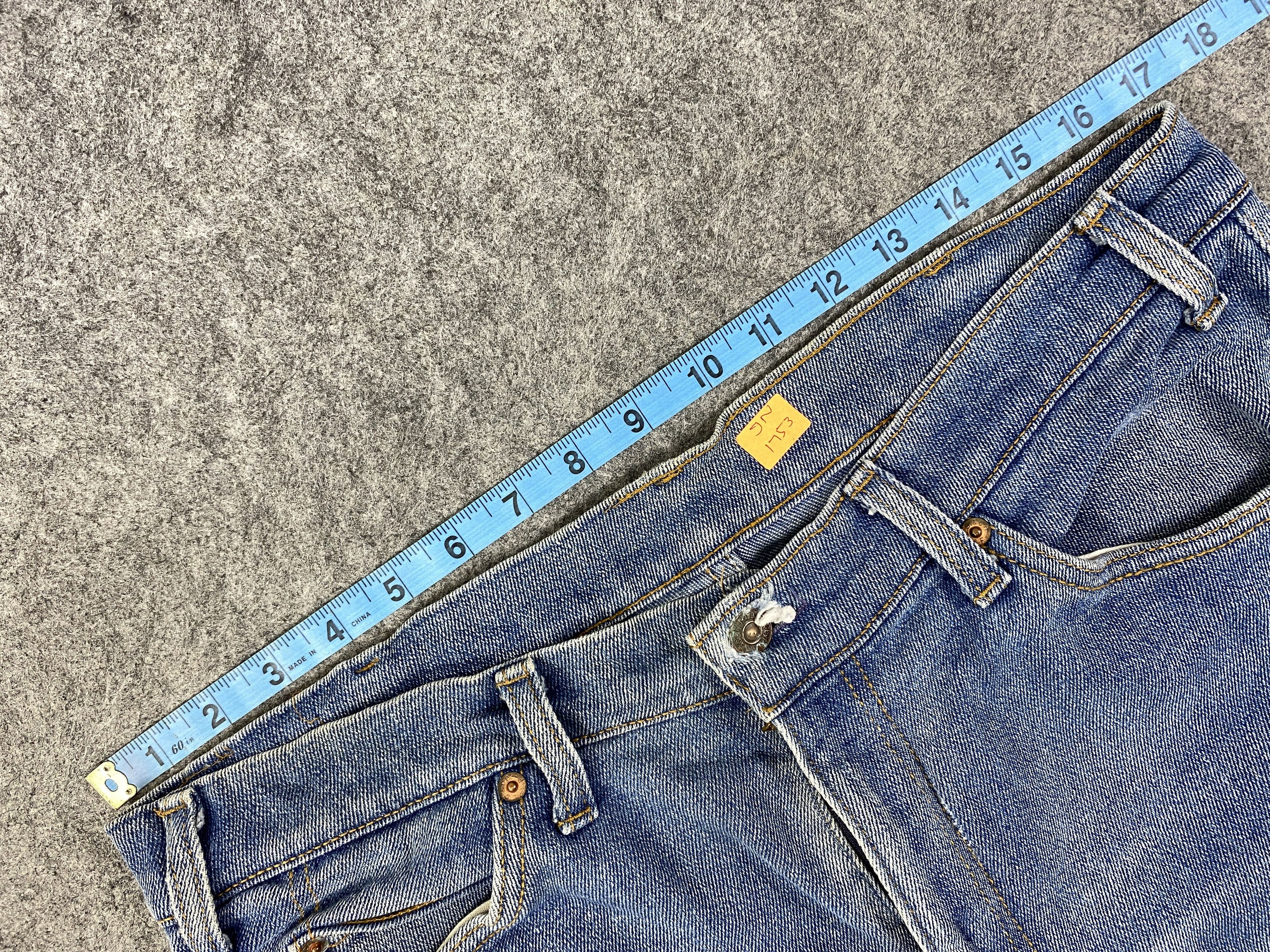 Levi's 80's Dirty Used Blue Vintage Levi's 34x28.5 Denim -JN1753 Size US 34 / EU 50 - 5 Thumbnail