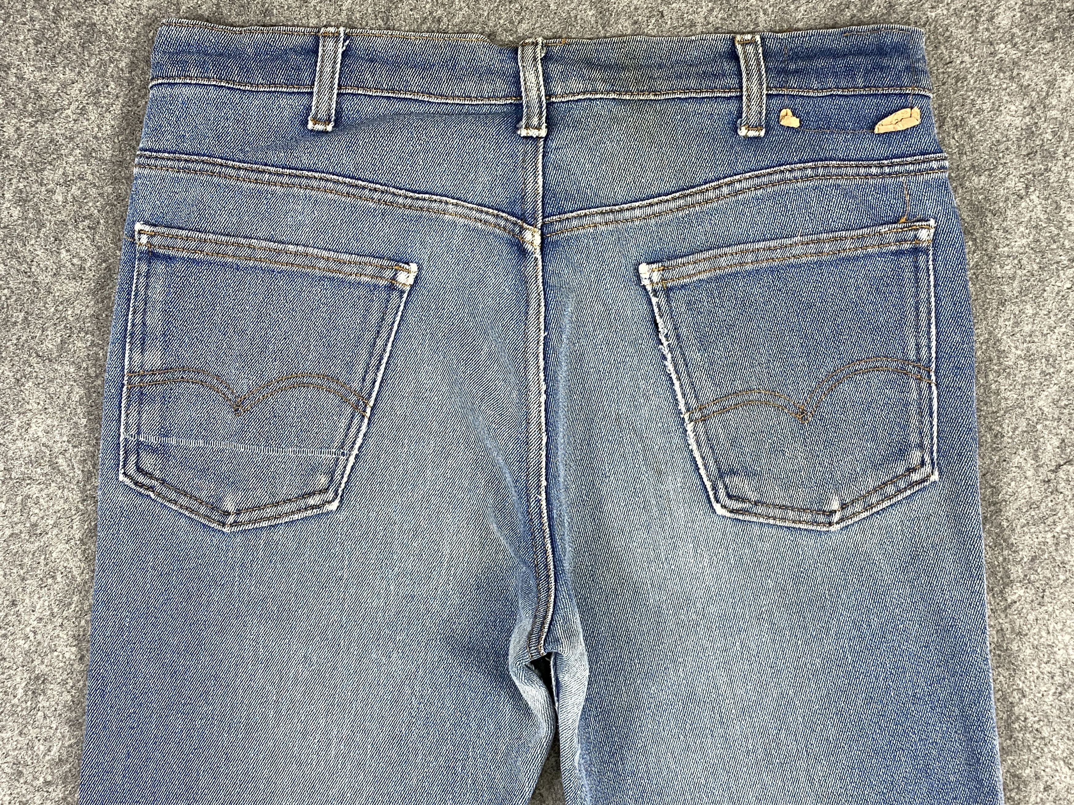 Levi's 80's Dirty Used Blue Vintage Levi's 34x28.5 Denim -JN1753 Size US 34 / EU 50 - 4 Thumbnail