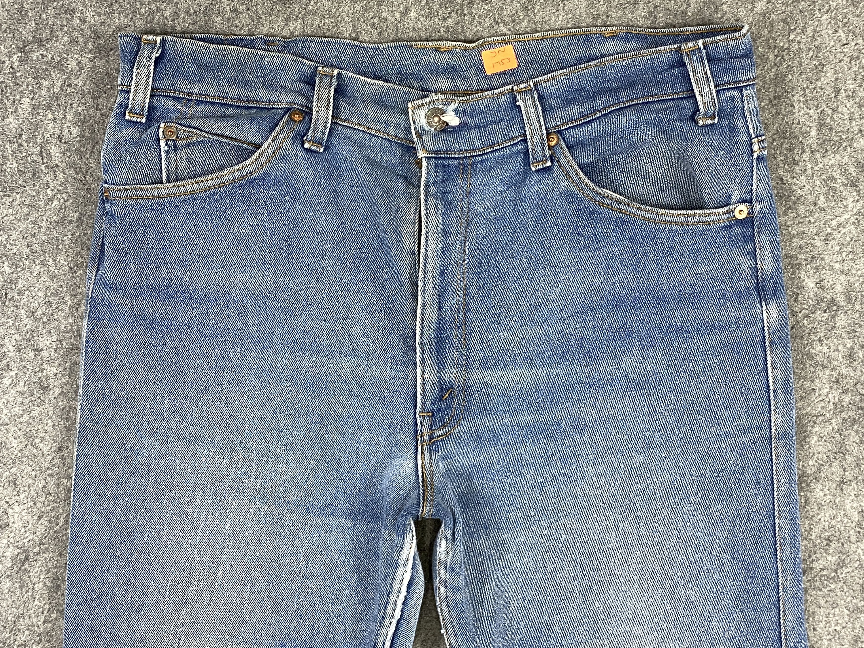 Levi's 80's Dirty Used Blue Vintage Levi's 34x28.5 Denim -JN1753 Size US 34 / EU 50 - 3 Thumbnail