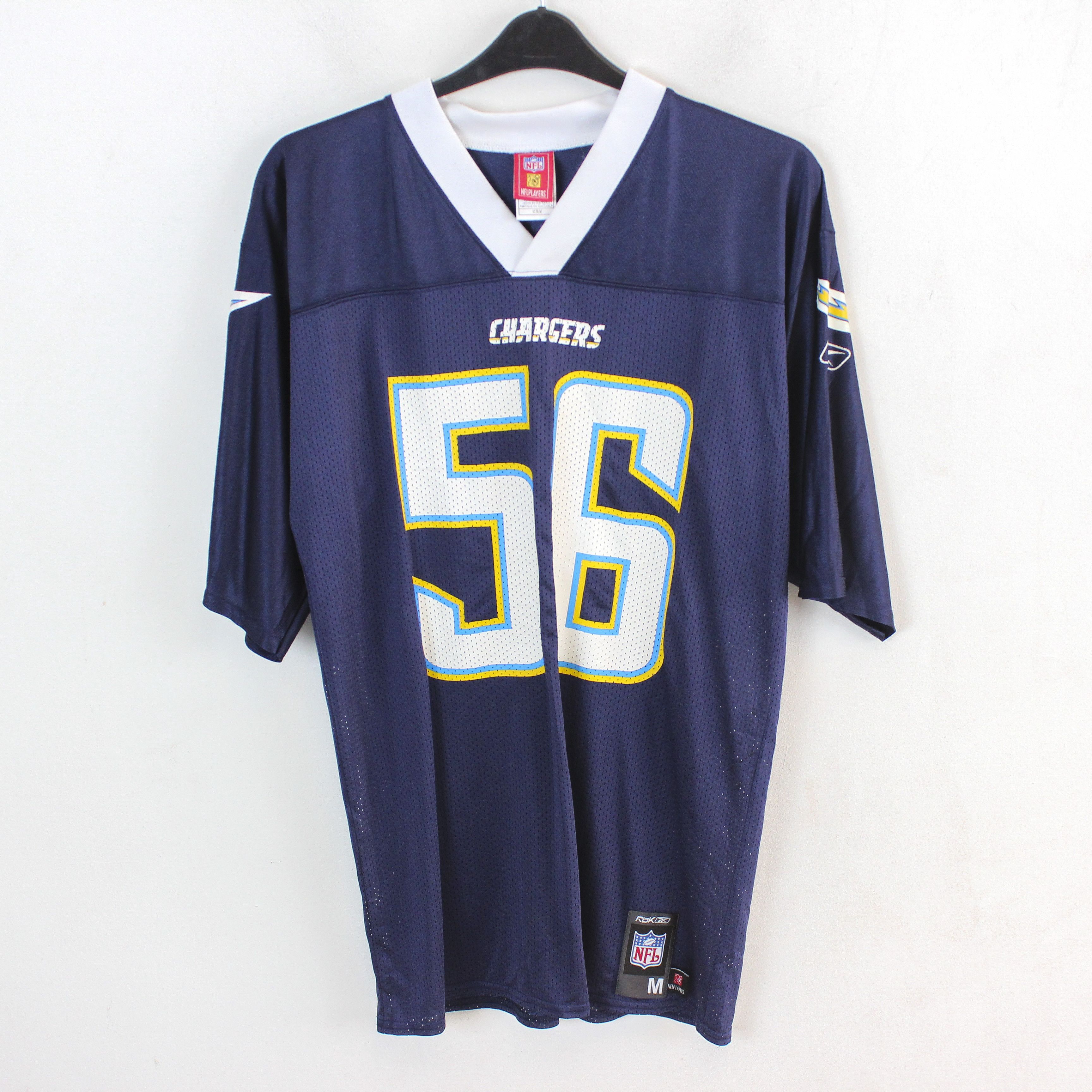 NFL San Diego Chargers Mens M Football Jersey Shirt #56 Merriman Size US M / EU 48-50 / 2 - 2 Thumbnail