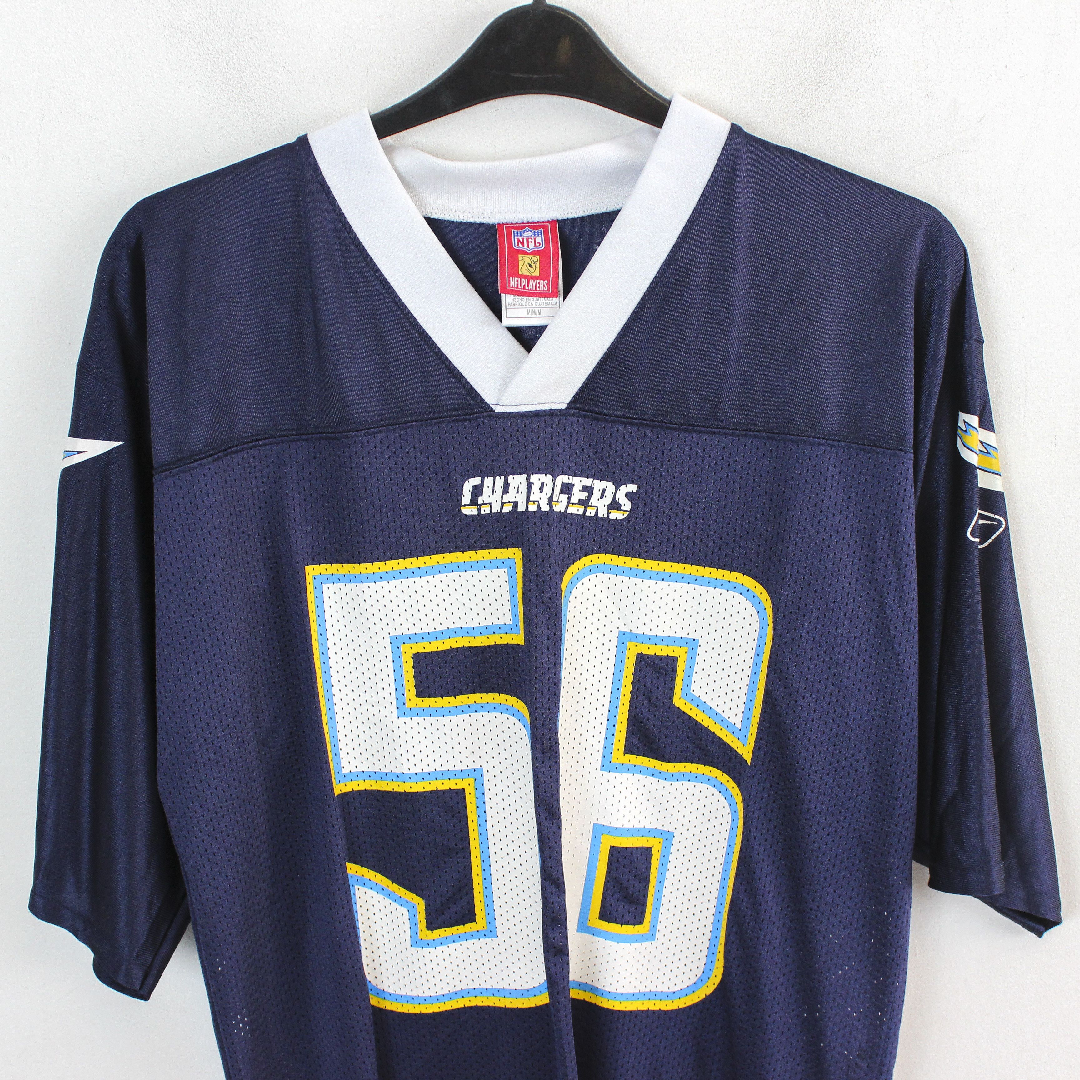 NFL San Diego Chargers Mens M Football Jersey Shirt #56 Merriman Size US M / EU 48-50 / 2 - 3 Thumbnail