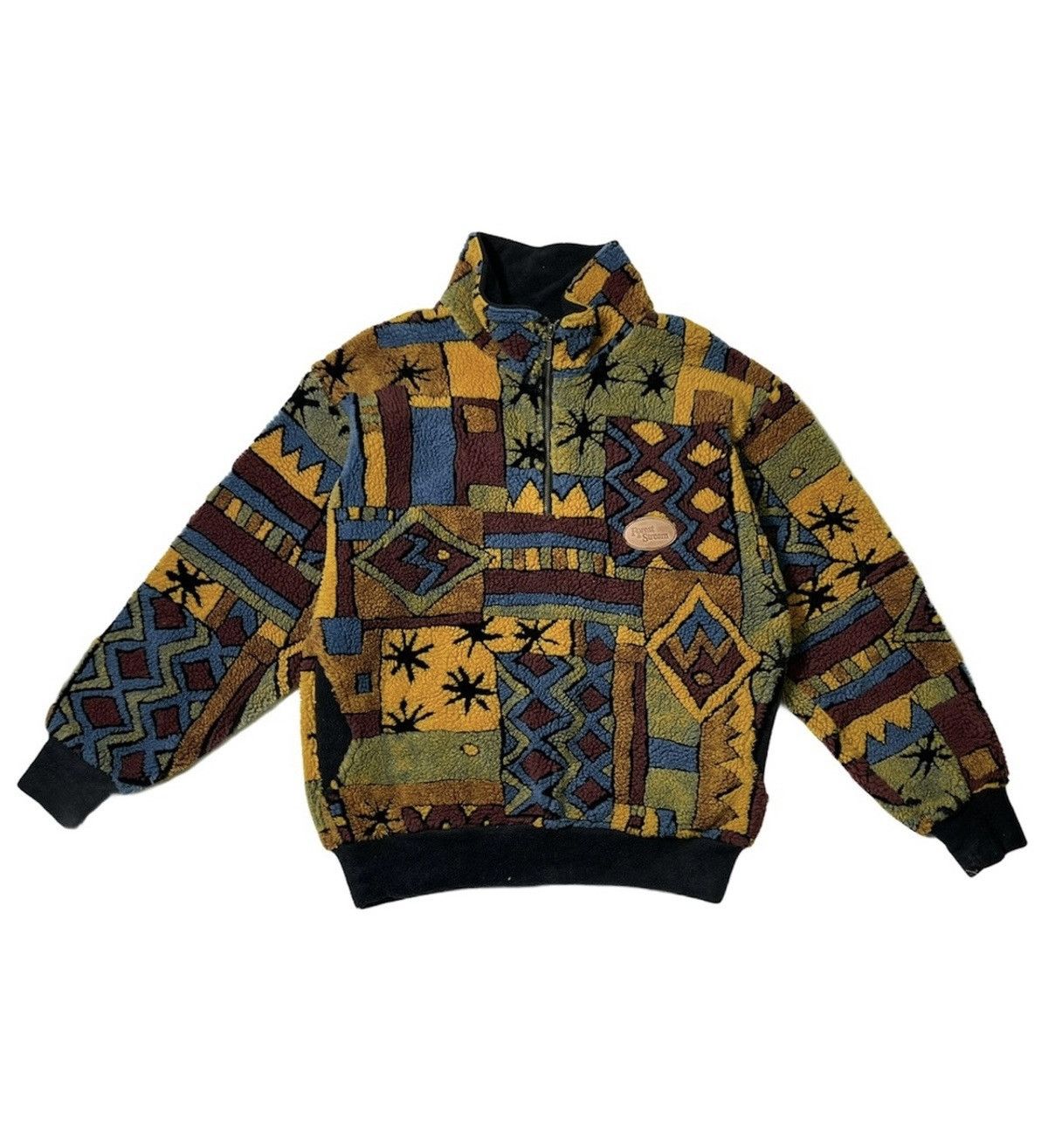 Other VINTAGE PRINTED FLEECE JACKET Size US S / EU 44-46 / 1 - 1 Thumbnail
