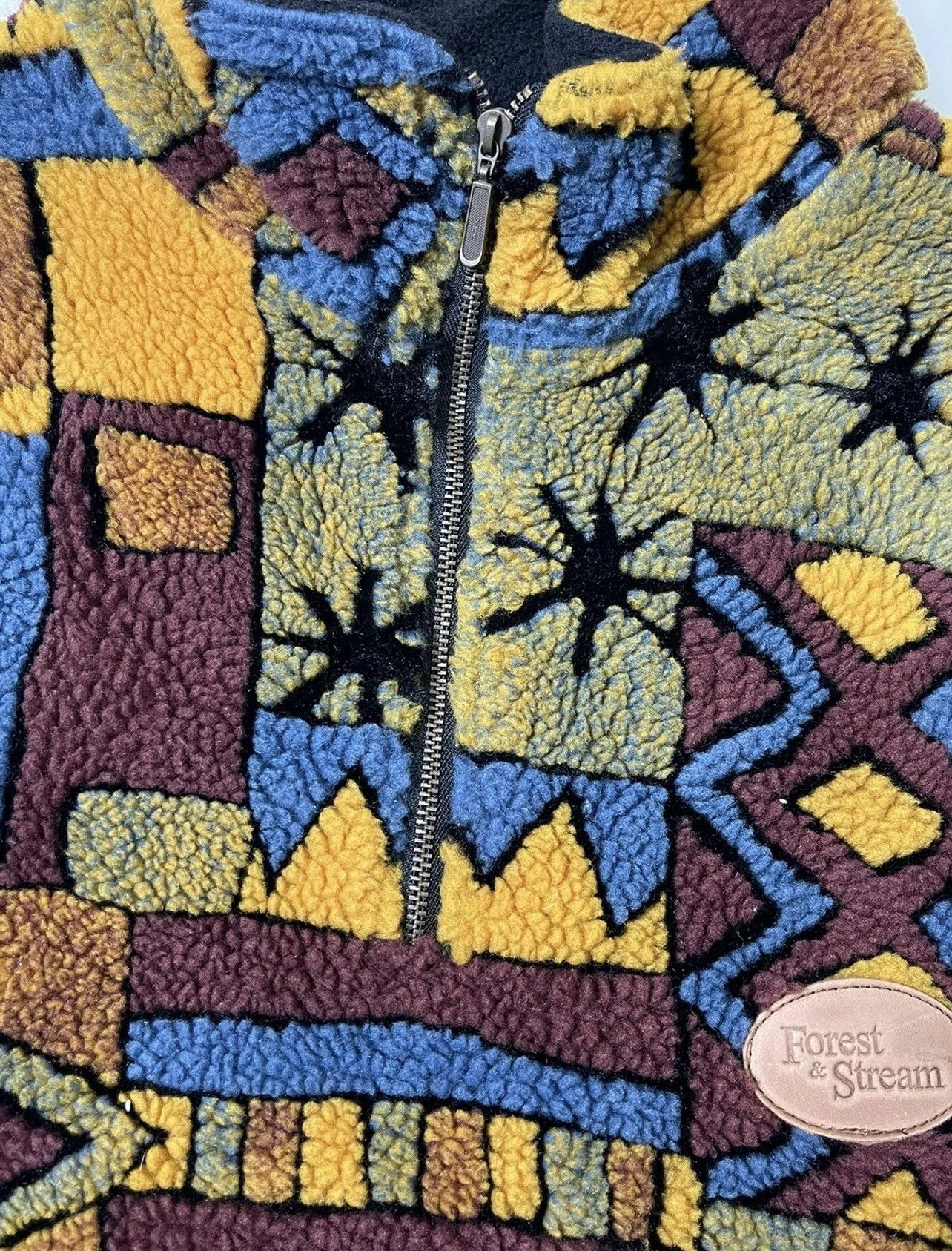 Other VINTAGE PRINTED FLEECE JACKET Size US S / EU 44-46 / 1 - 4 Thumbnail