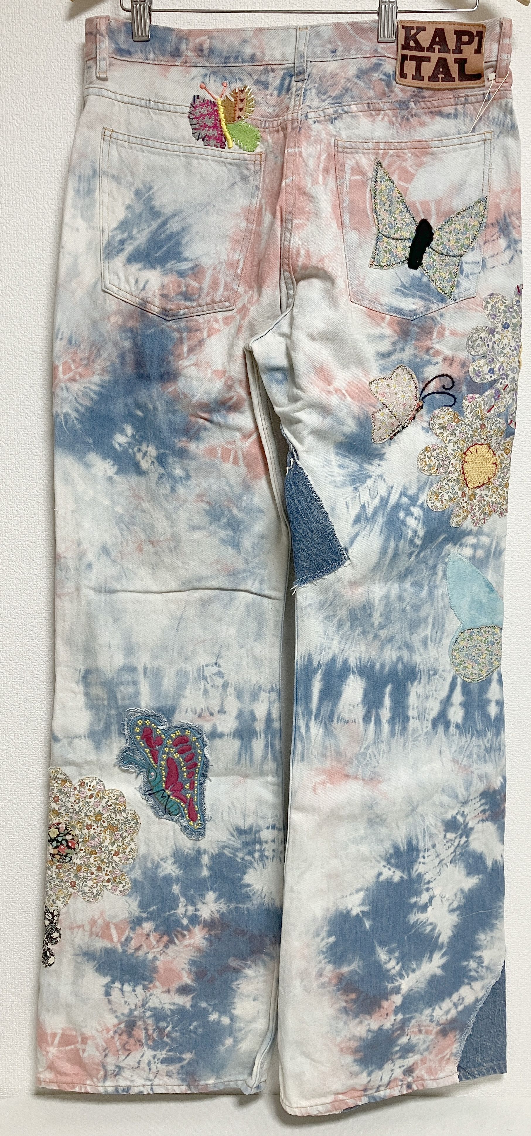 Kapital Kapital 12.5oz Crazy Papillon flared jeans denim tie dye 36 Size US 36 / EU 52 - 2 Thumbnail
