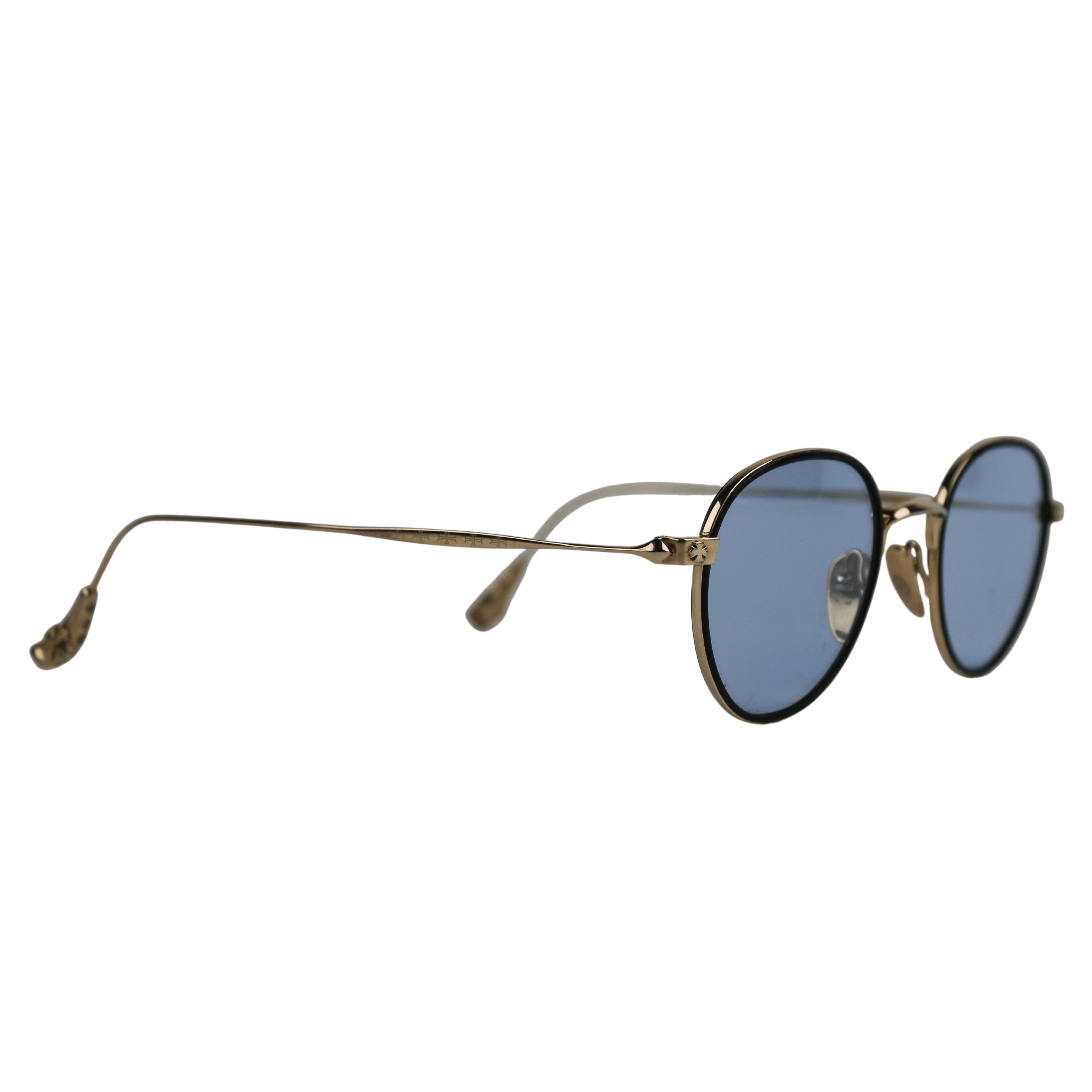 Chrome Hearts Chrome Hearts Gold Bone Prone IV Sunglasses Size ONE SIZE - 3 Thumbnail