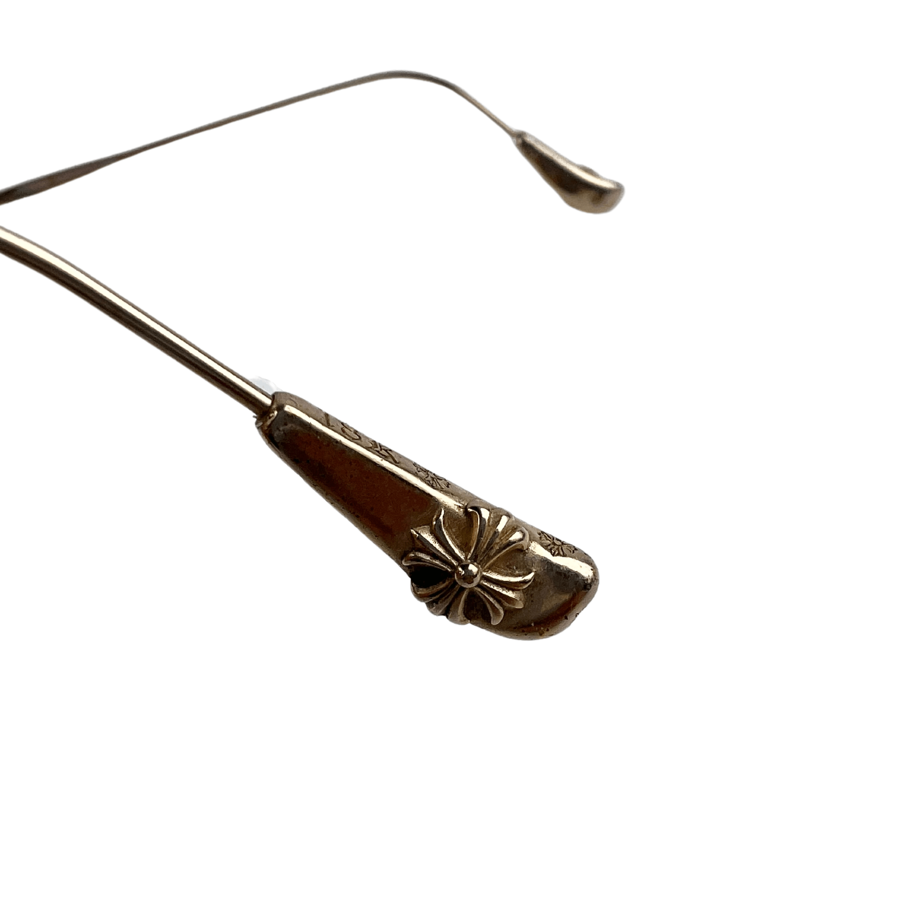 Chrome Hearts Chrome Hearts Gold Bone Prone IV Sunglasses Size ONE SIZE - 5 Thumbnail