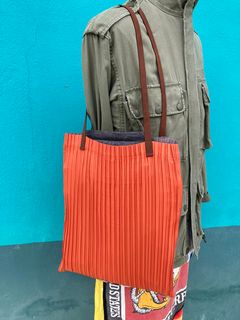 Issey miyake pleats please drawstring bag, Women's Fashion, Bags & Wallets,  Backpacks on Carousell