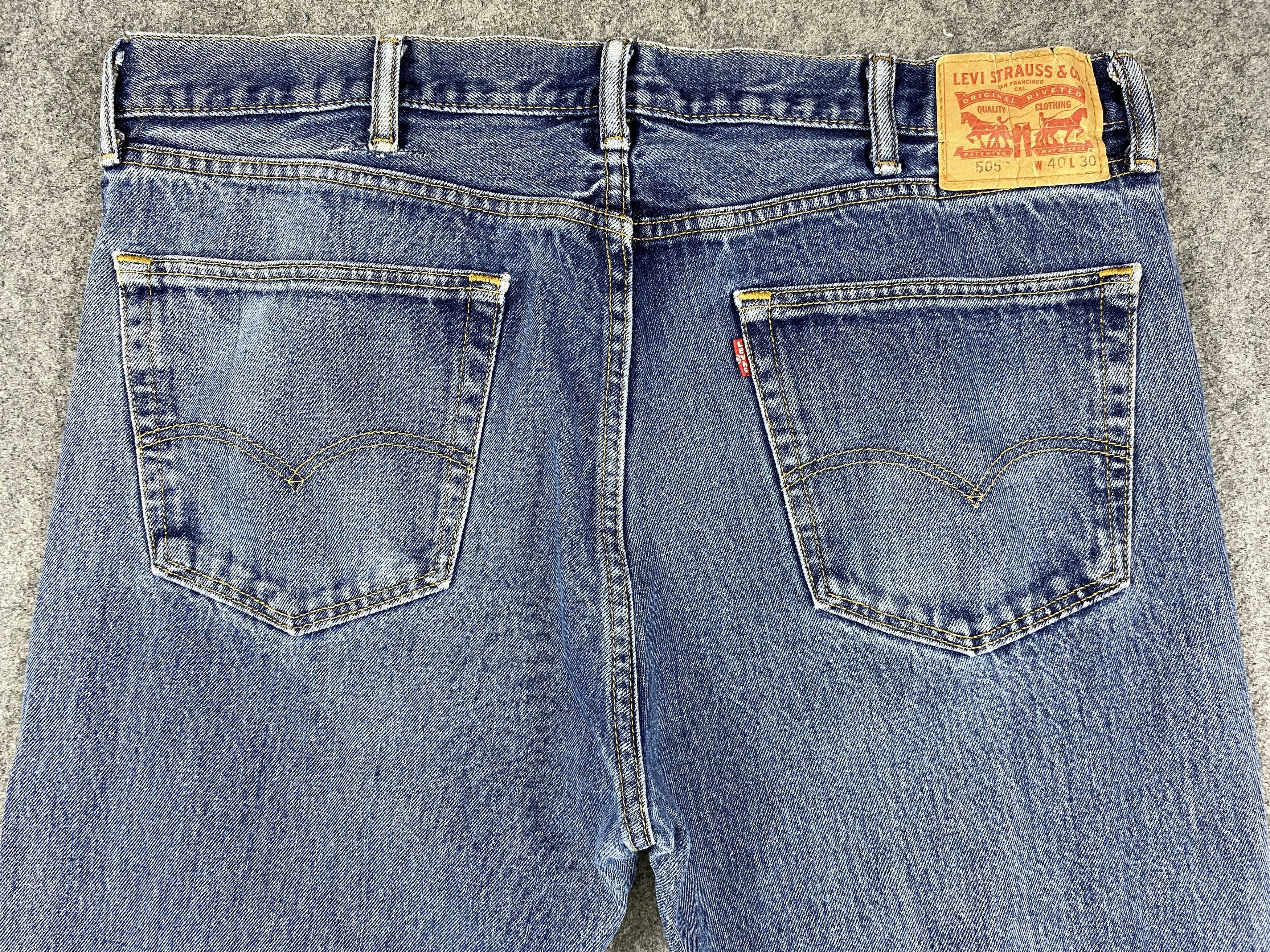 Levi's Blue Vintage Levi's 505 Jeans 40x29.5 Denim -JN1246 Size US 40 / EU 56 - 4 Thumbnail
