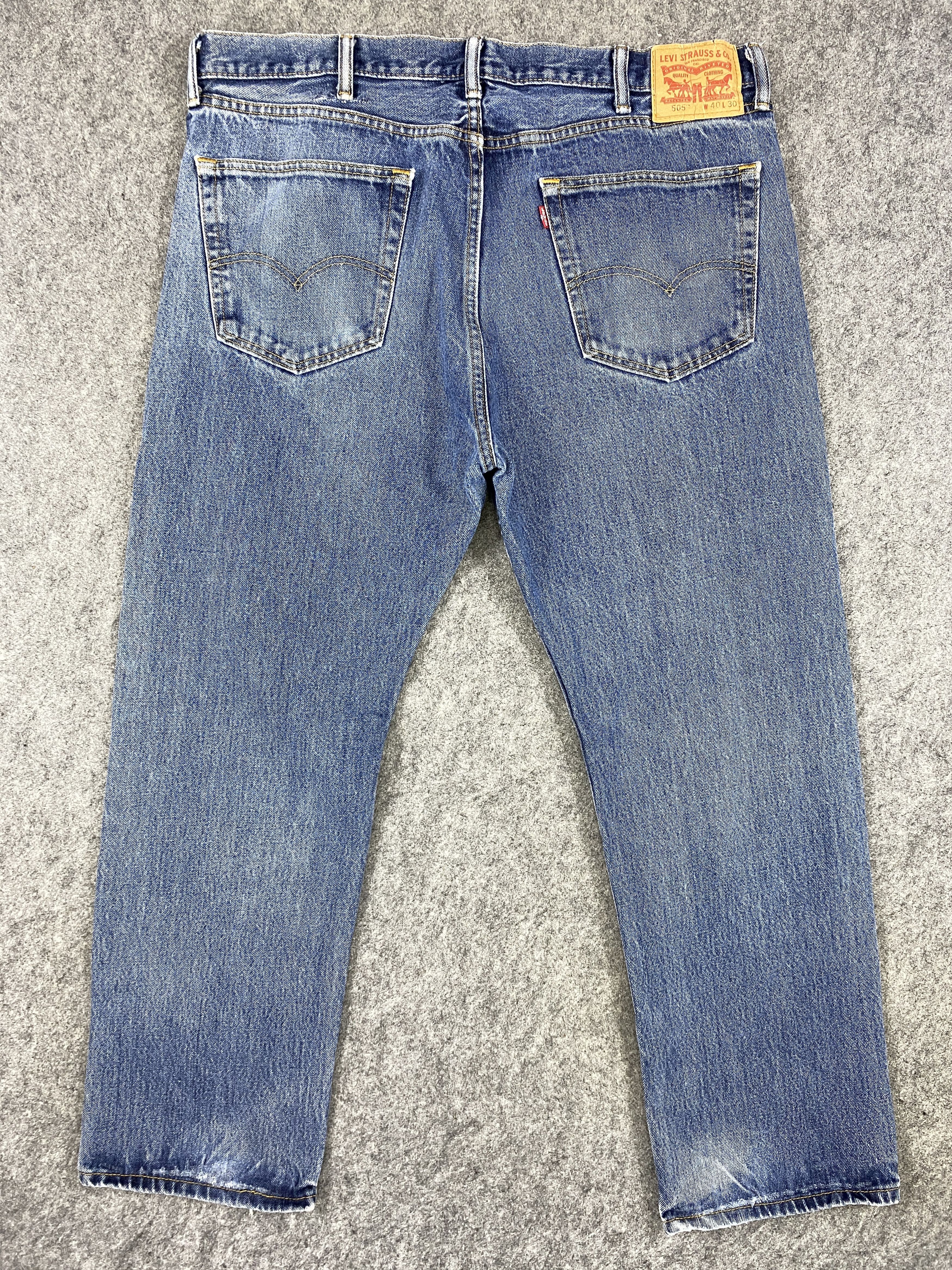 Levi's Blue Vintage Levi's 505 Jeans 40x29.5 Denim -JN1246 Size US 40 / EU 56 - 2 Thumbnail