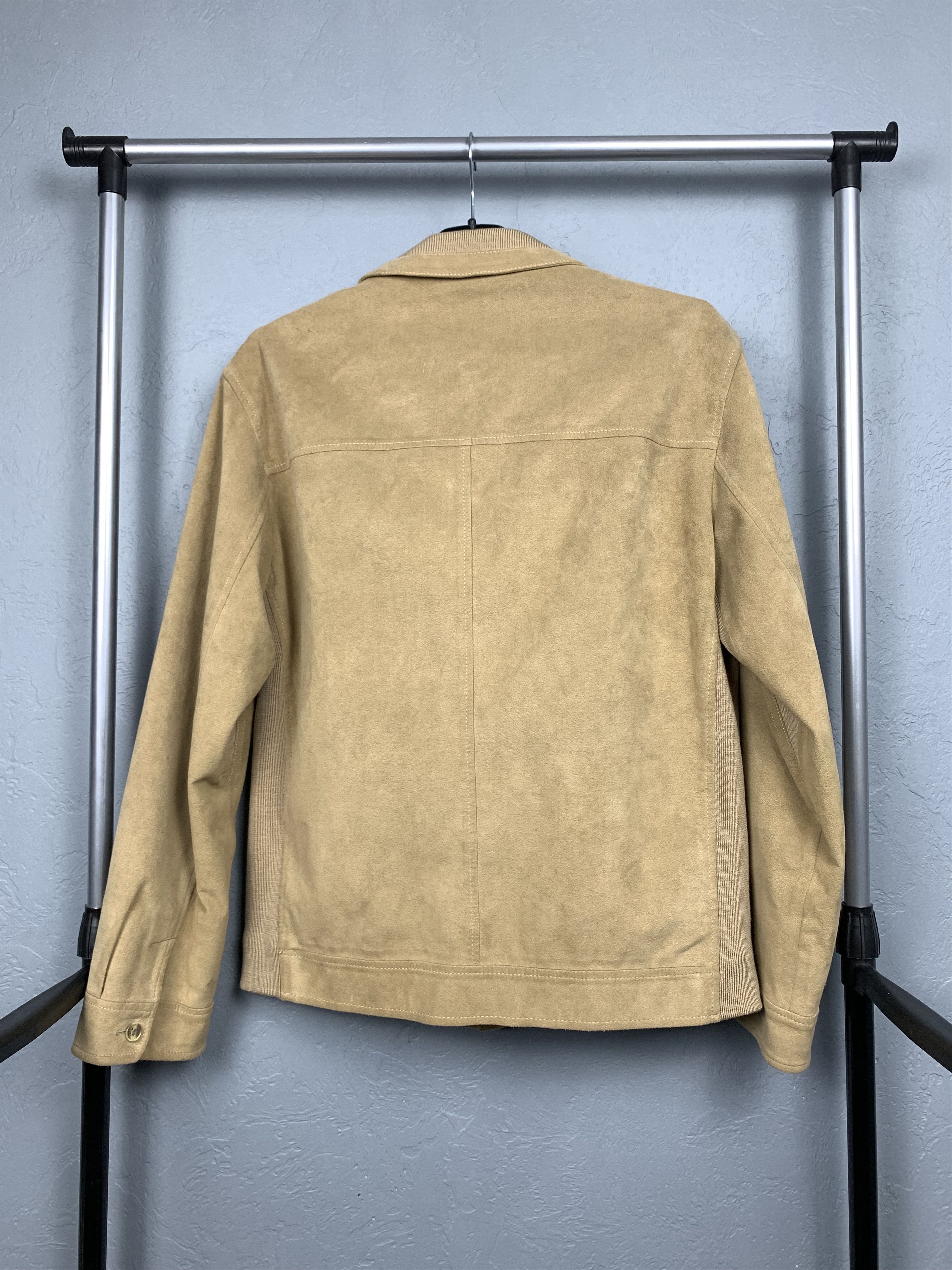 Strellson Strellson Alcantara Suede Leather Vintage Mens Jacket Size US M / EU 48-50 / 2 - 6 Thumbnail