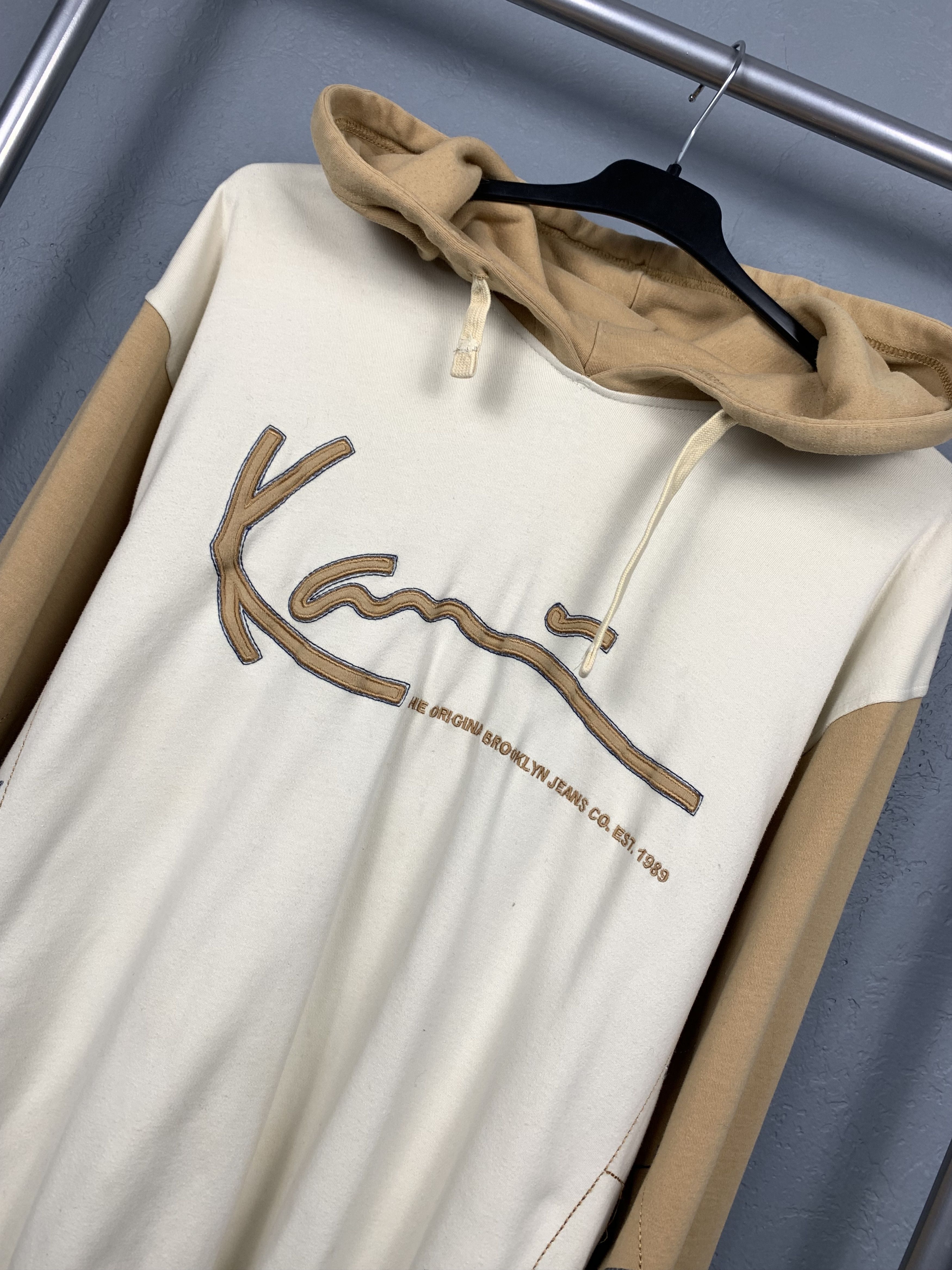 Karl Kani × Vintage Karl Kani Vintage Mens Oversized Big Logo Hoodie Size US S / EU 44-46 / 1 - 2 Thumbnail