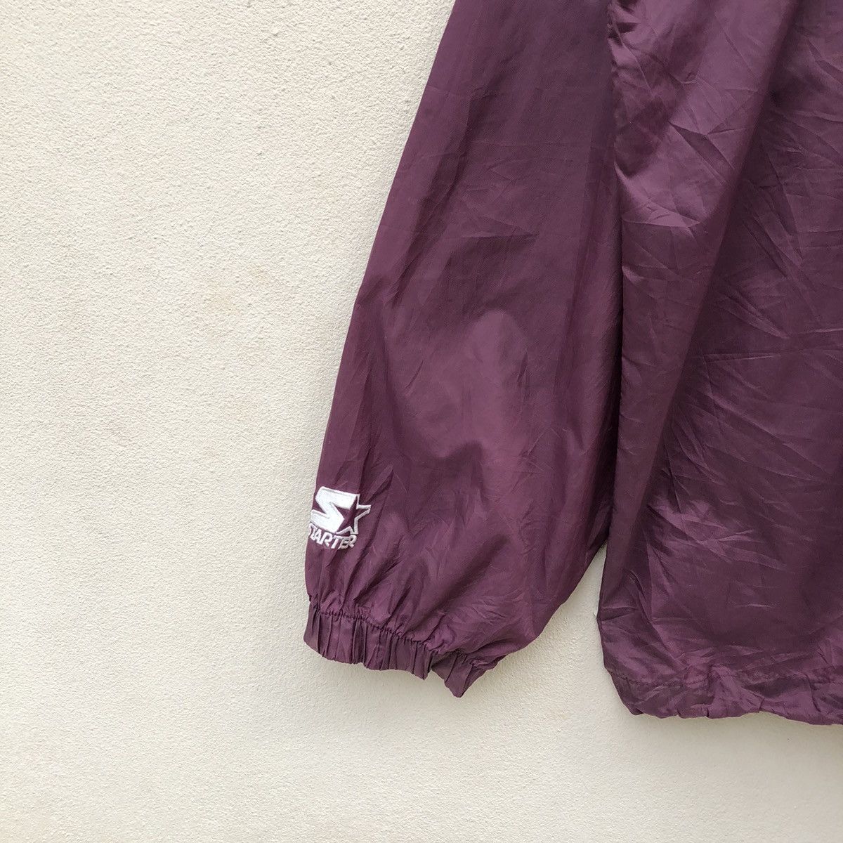 NHL × Starter × Vintage Rare🔥STARTER X MIGHTY DUCK HALF ZIPPER Windbreaker Jacket Size US L / EU 52-54 / 3 - 10 Thumbnail