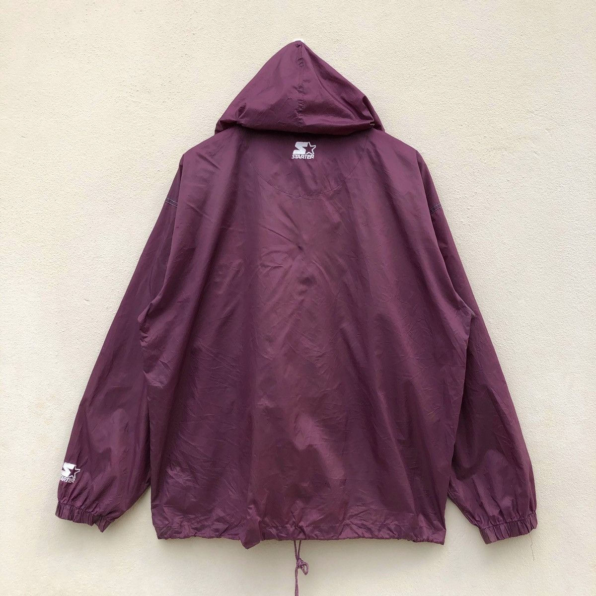 NHL × Starter × Vintage Rare🔥STARTER X MIGHTY DUCK HALF ZIPPER Windbreaker Jacket Size US L / EU 52-54 / 3 - 8 Thumbnail