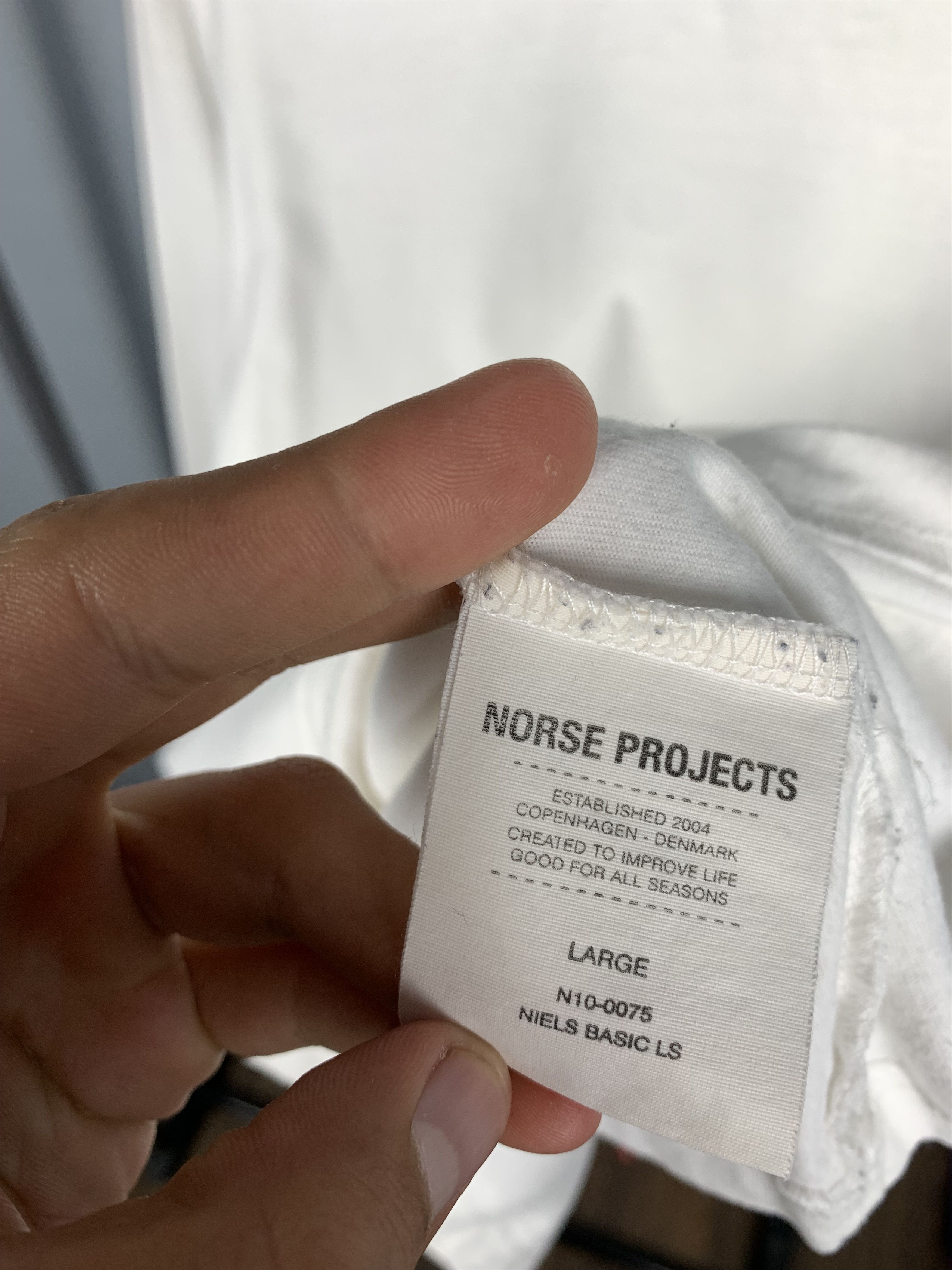 Norse Projects × Vintage Norse Projects Mens Long Sleeve T-Shirt Size M Size US M / EU 48-50 / 2 - 5 Thumbnail