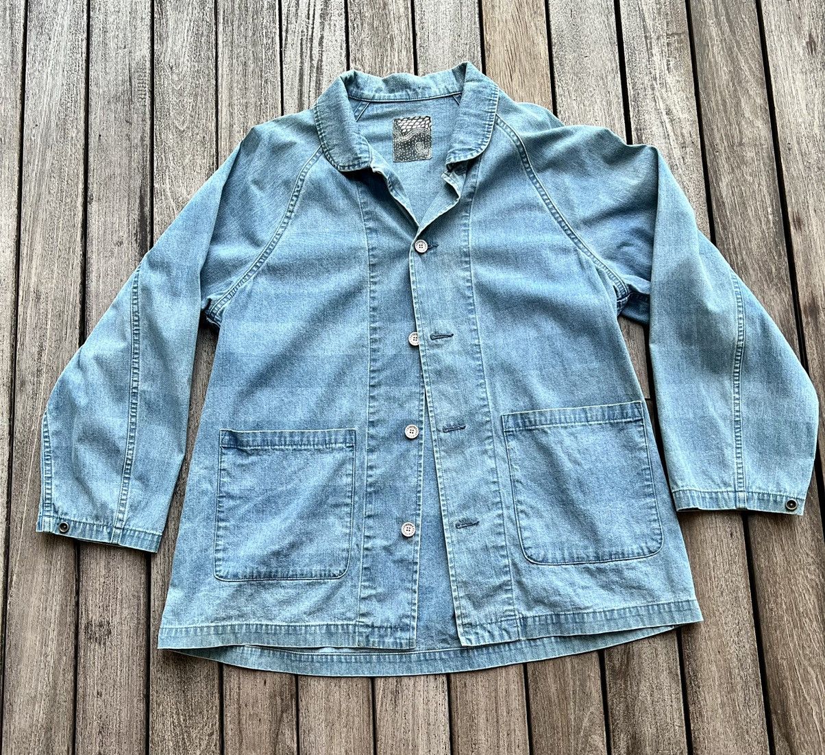 image of Visvim Peerless Indigo Camping Trailer Potomac Coverall, Men's (Size XL)