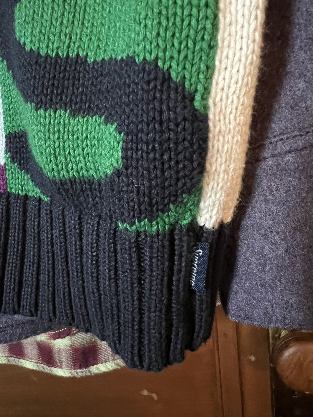 Supreme Supreme Big Letters Sweater Size US XL / EU 56 / 4 - 7 Thumbnail